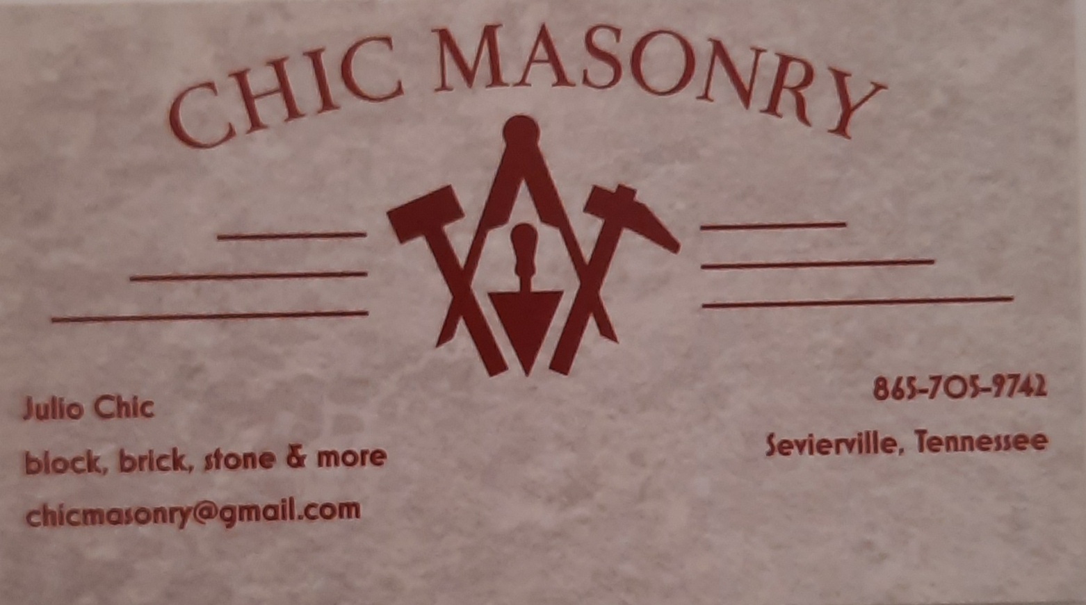 Chic Masonry Logo