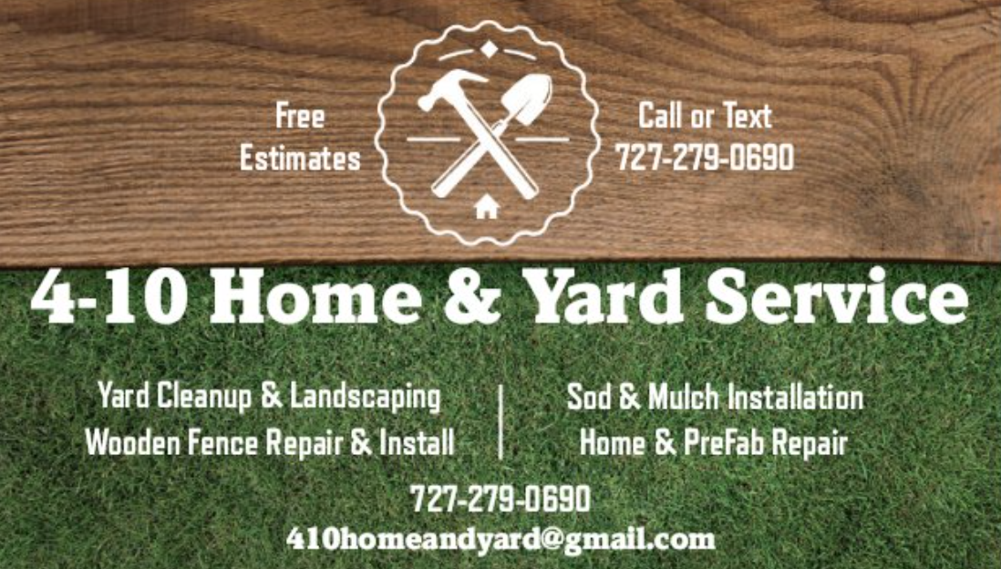 4-10 Home & Yard Service Logo