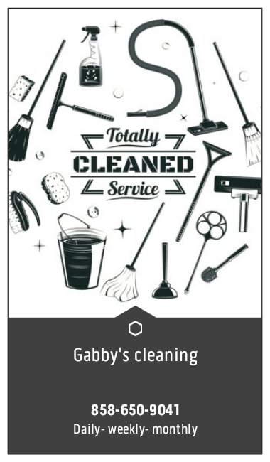 Gabriela Rojas Cleaning Logo
