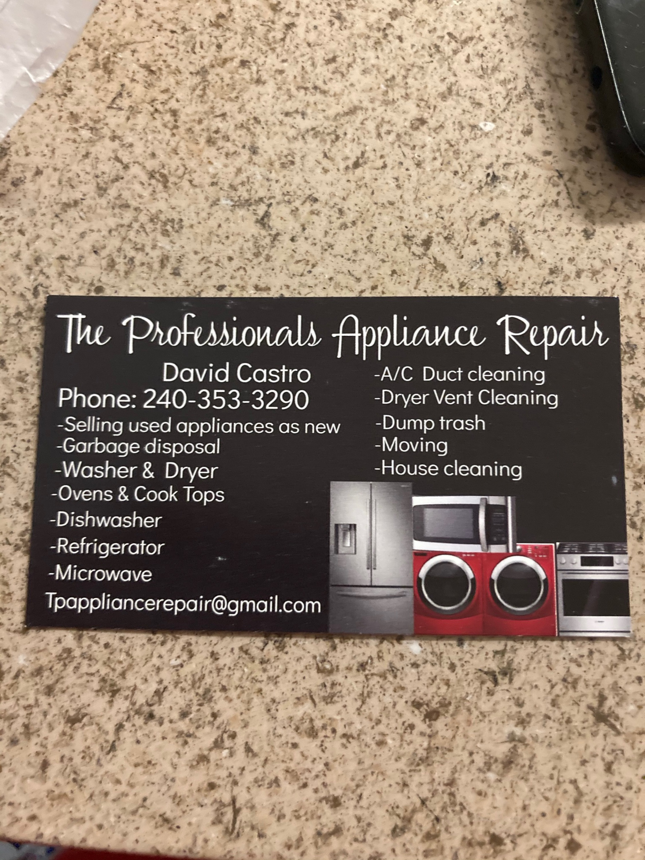 Professional Appliance Repair Logo