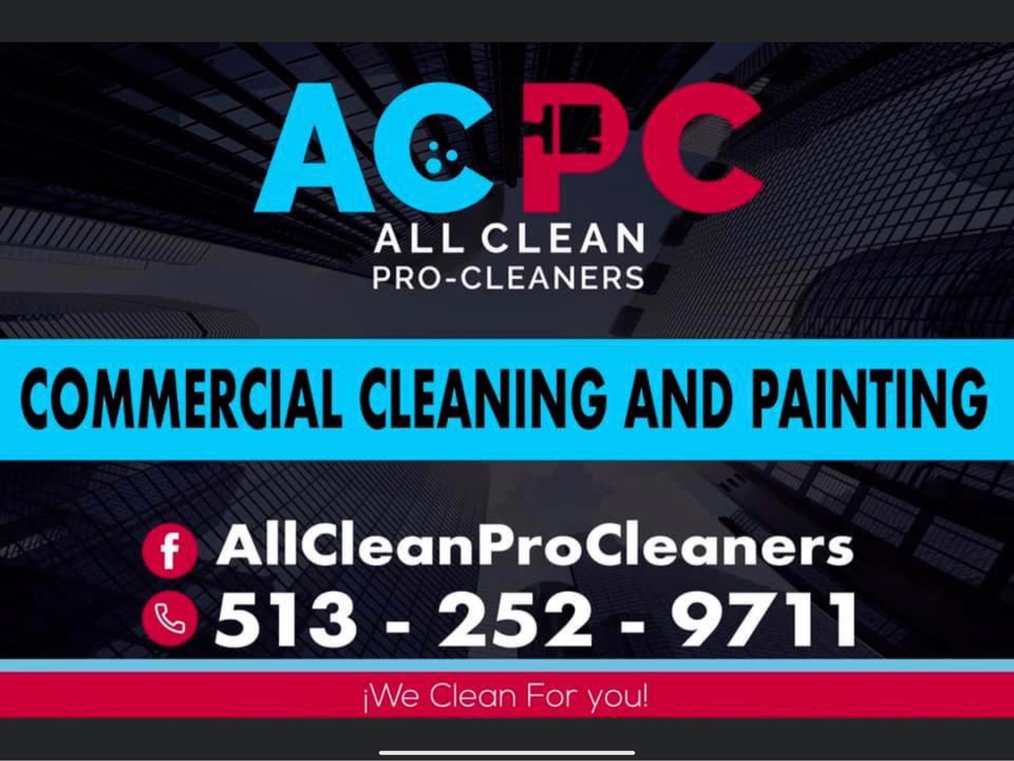 All Clean Pro-Cleaners Logo
