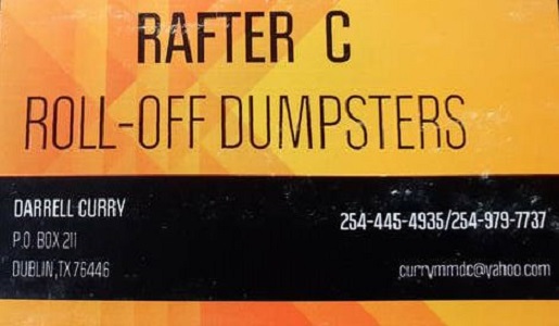 Rafter C Roll off Dumpsters and More Logo