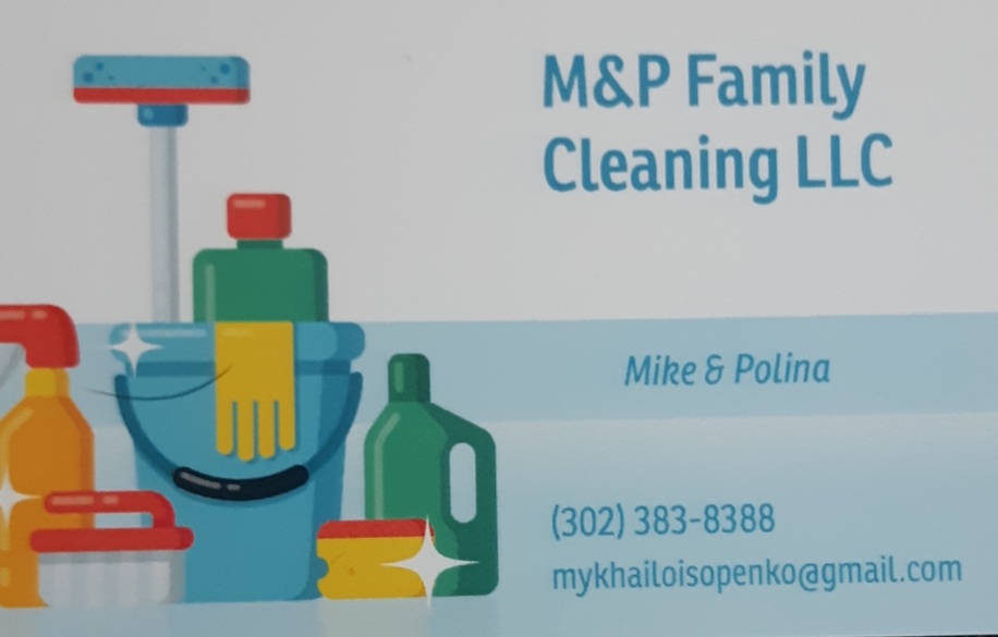 M & P Family Cleaning Logo