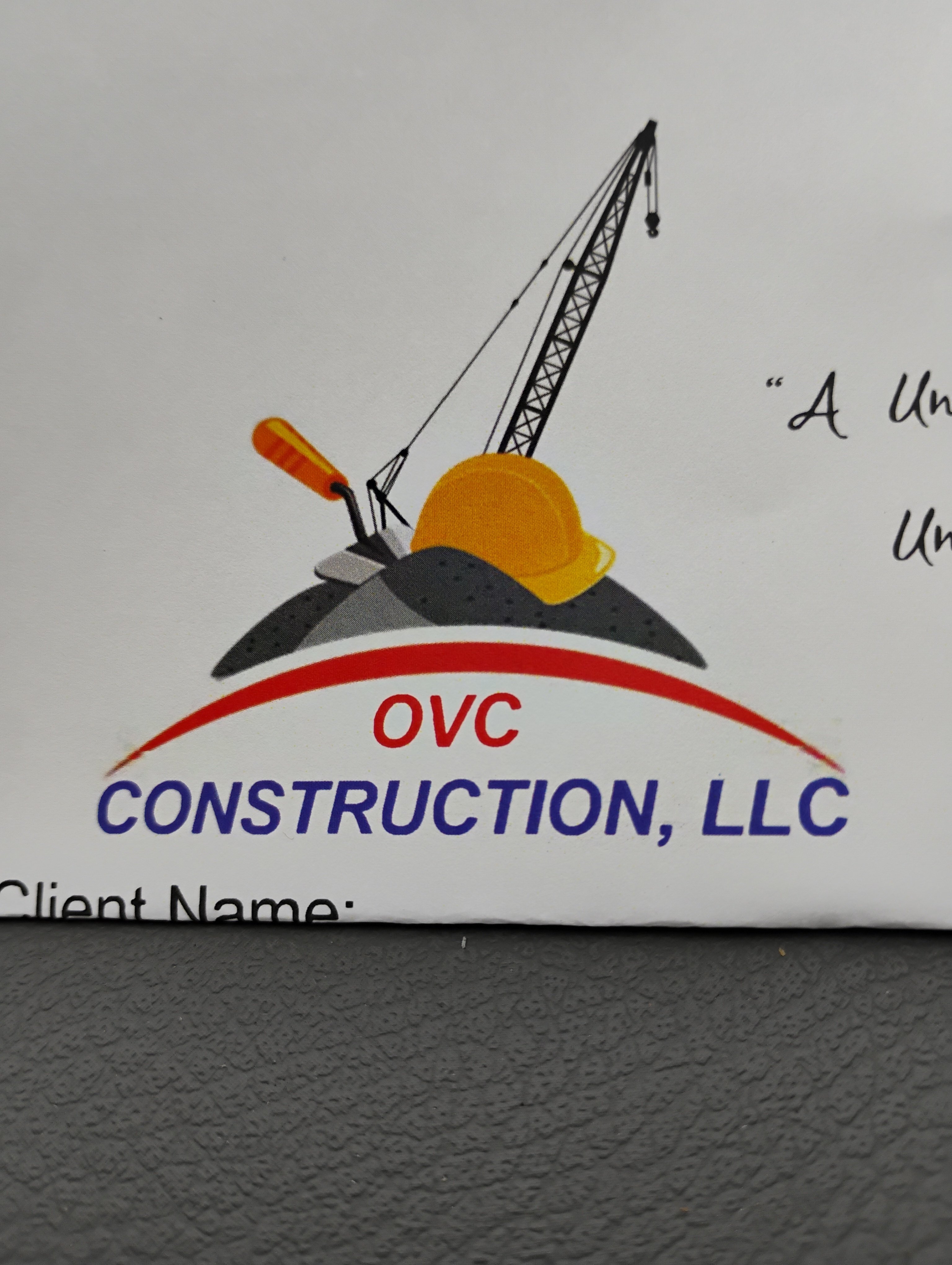 OVC Construction Logo