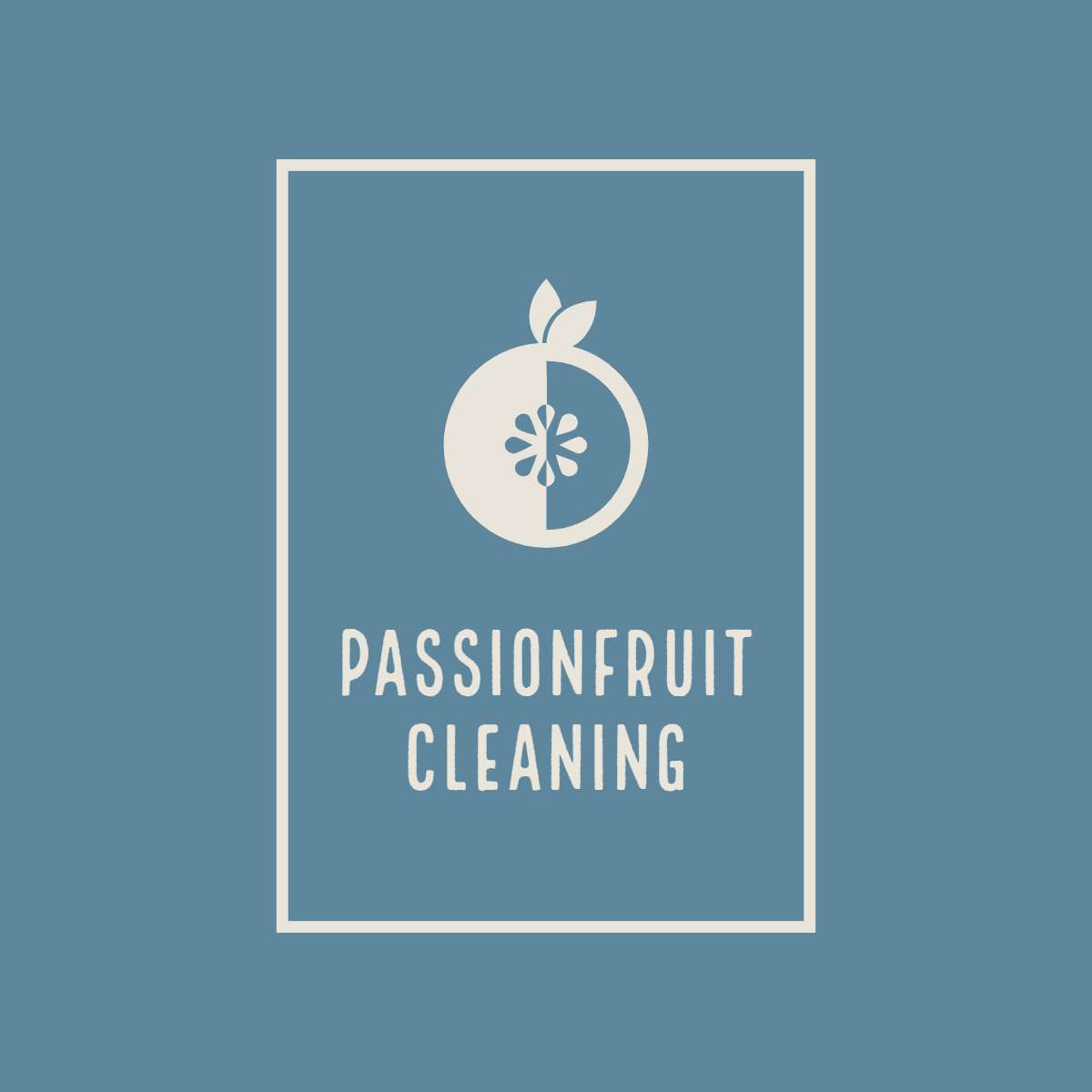 Passion Fruit Cleaning Logo