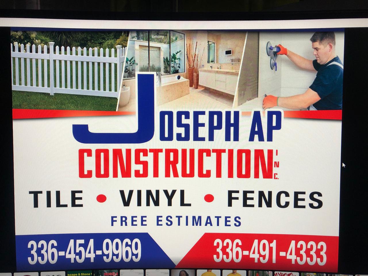 Joseph AP Construction, Inc. Logo