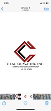 CLM Excavating, Inc. Logo