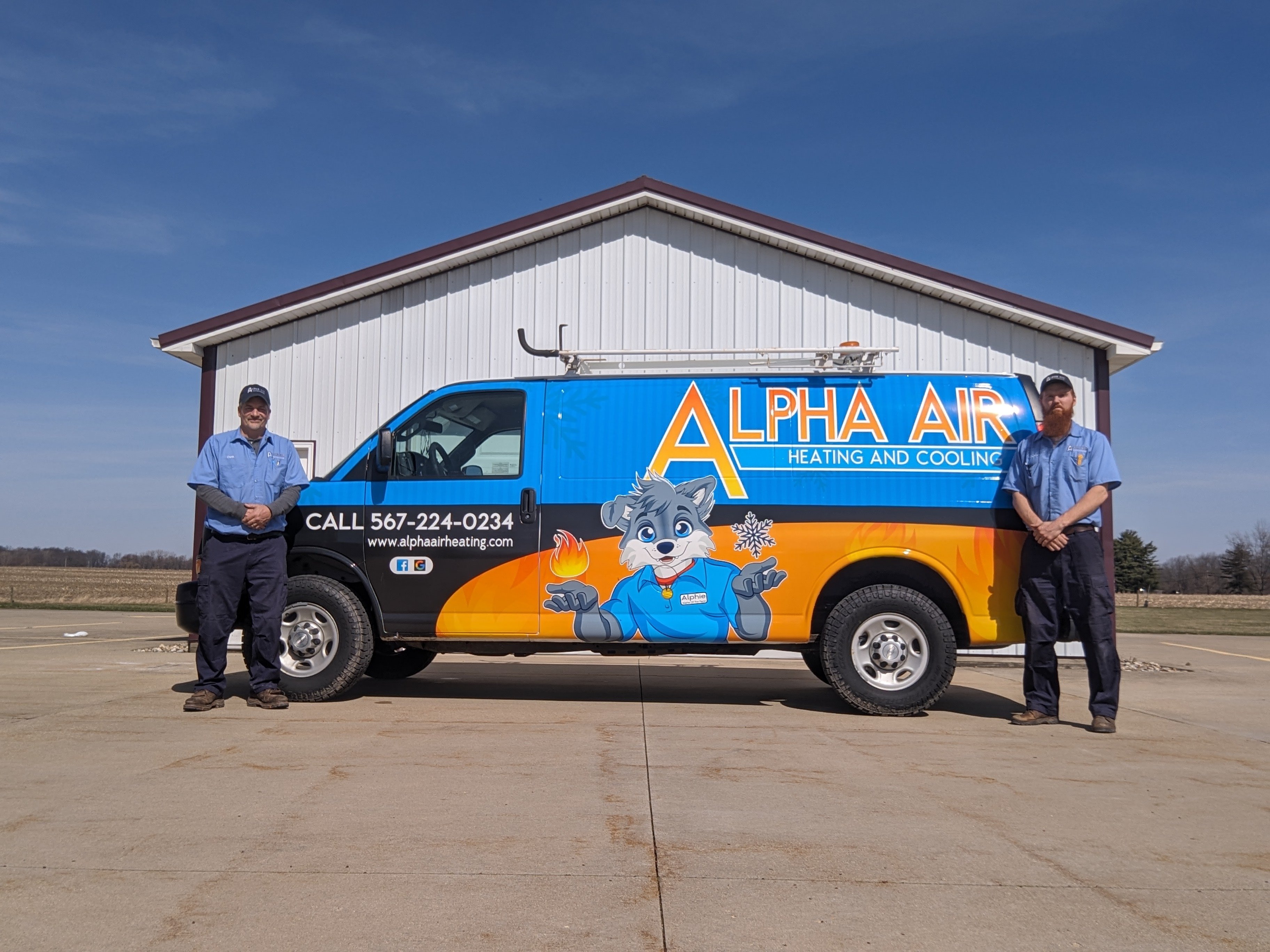 Alpha Air Heating and Cooling Logo