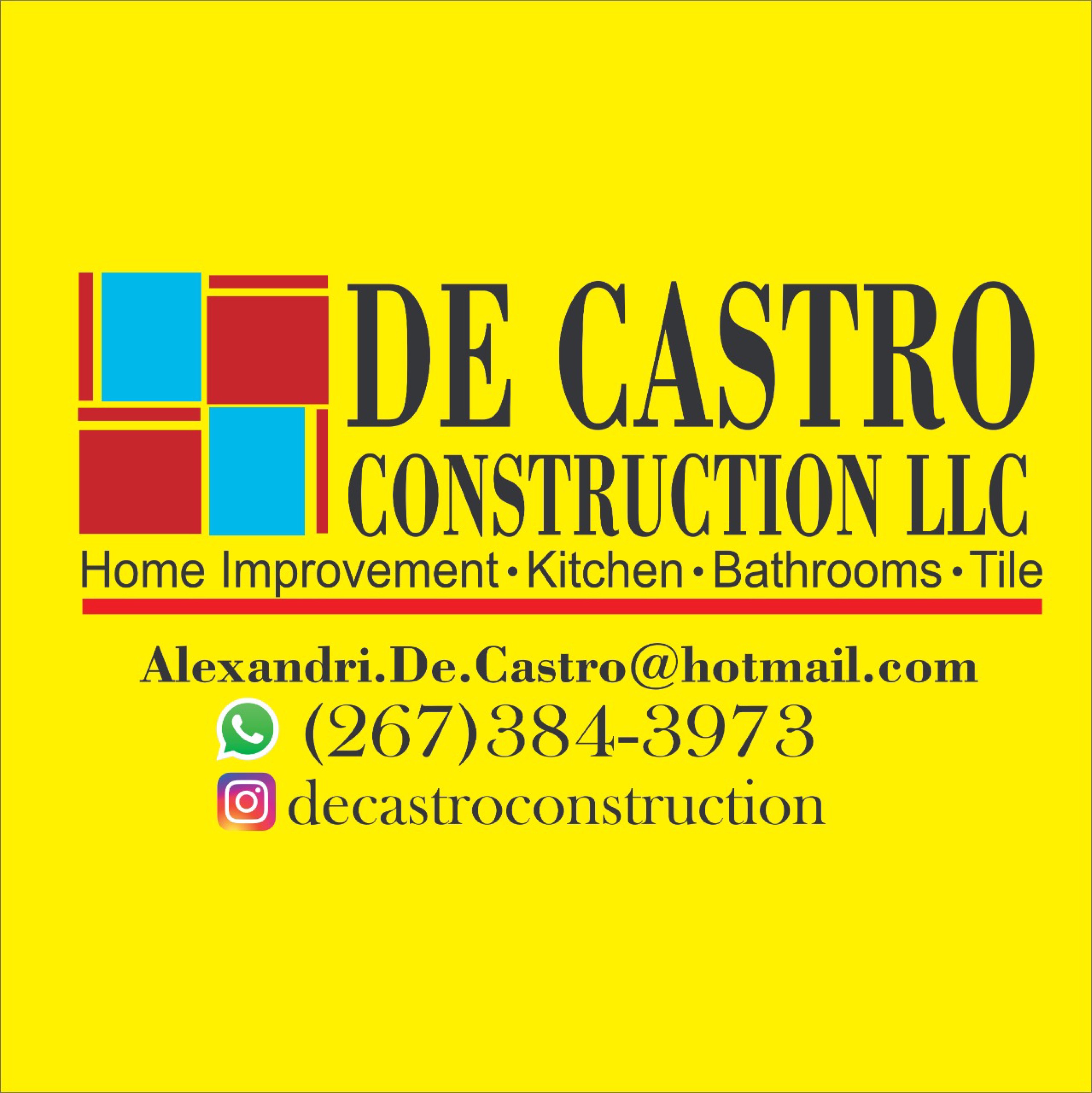 De Castro Construction, LLC Logo