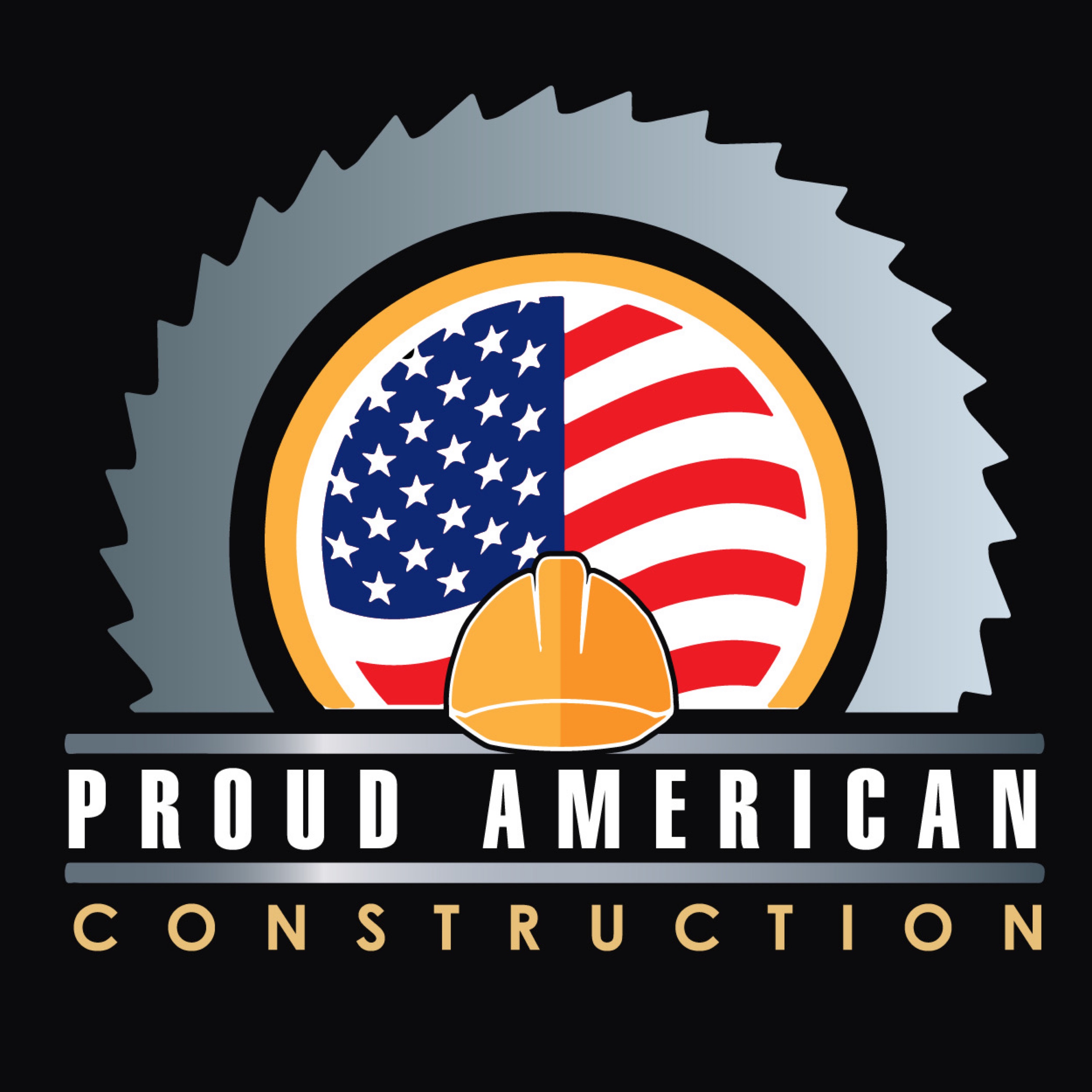 Proud American Construction Logo