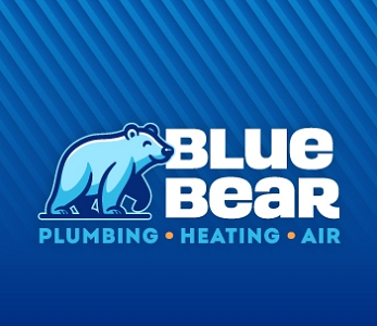 Blue Bear Plumbing Logo