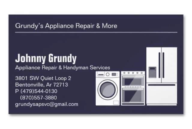 Grundy's Appliance Repair & More Logo