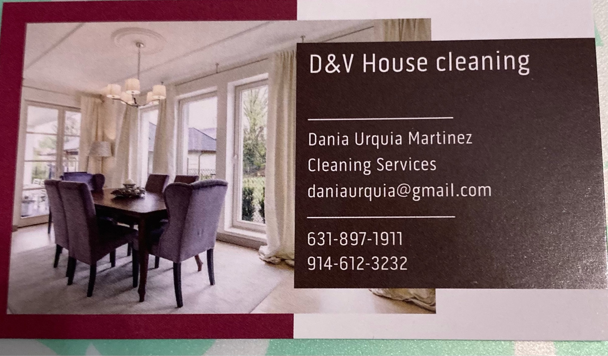 D&V House Cleaning Logo