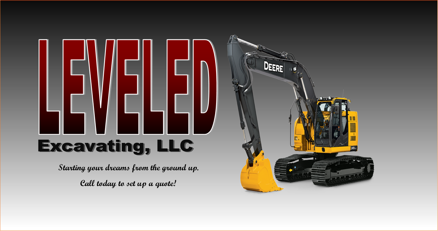 Leveled Excavating, LLC Logo