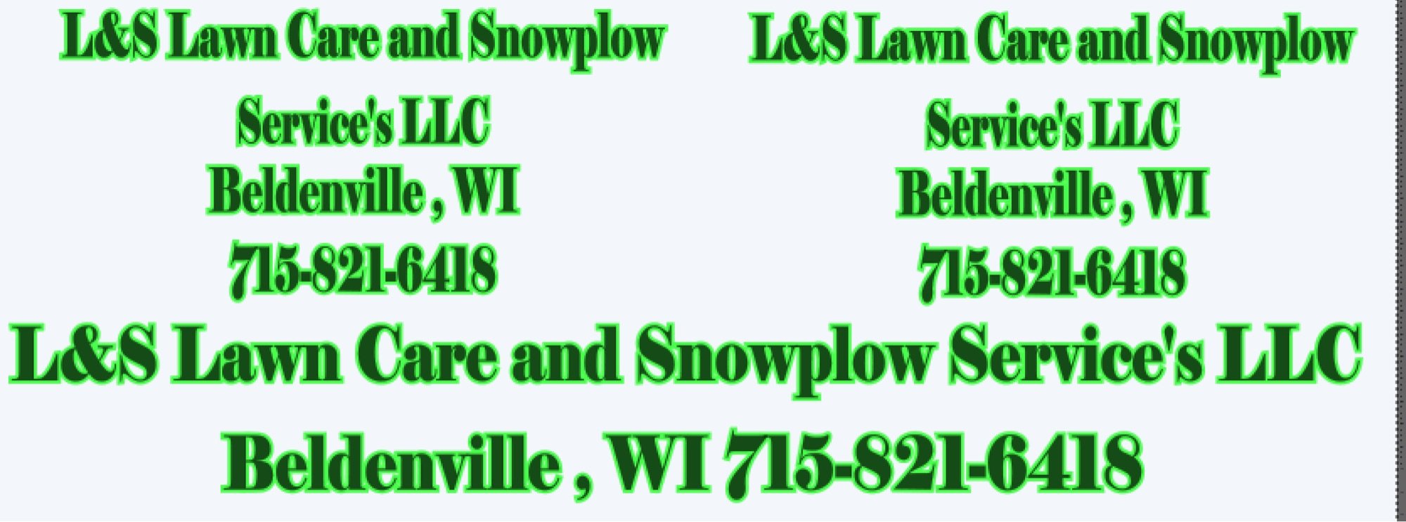 L & S Lawn Care and Snow Plow Services Logo