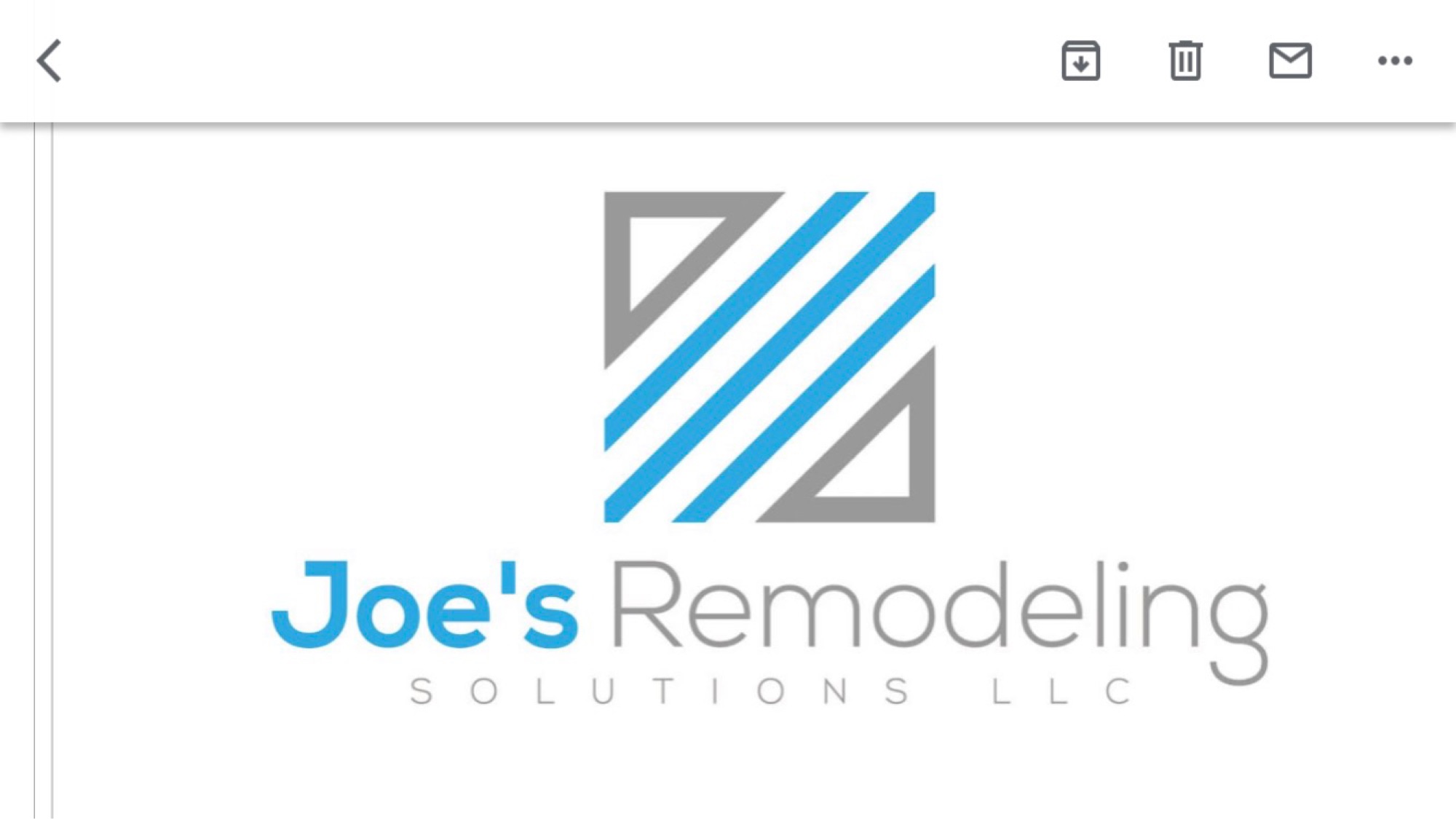 Joe's Remodeling Solutions Logo