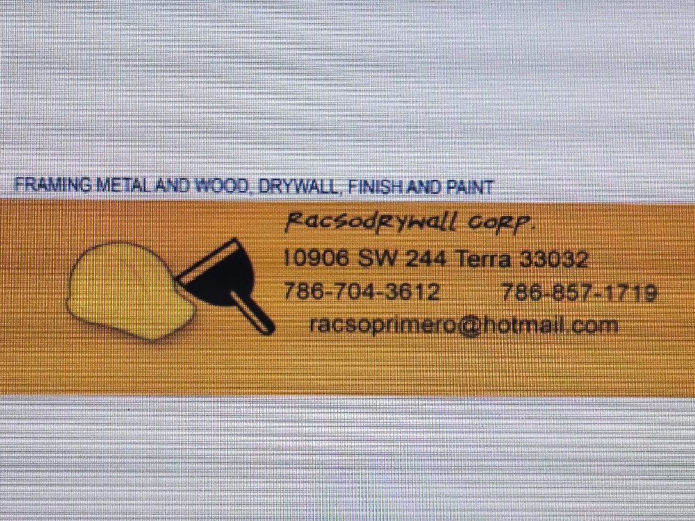 Racso Drywall Corp Logo