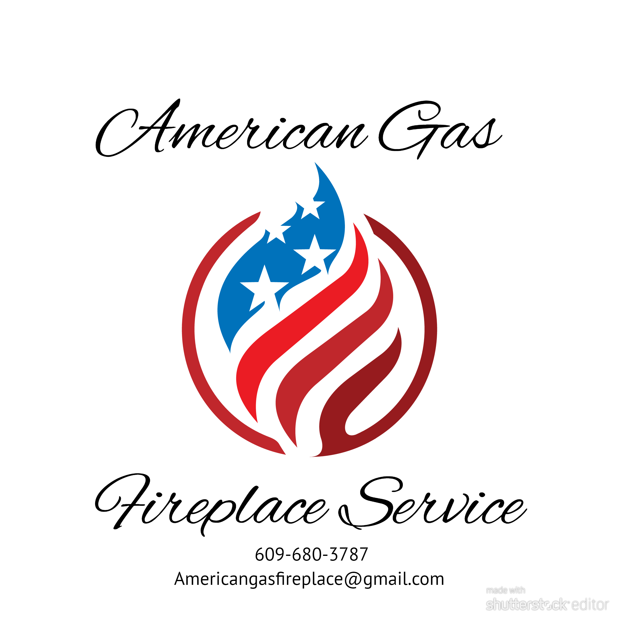 American Gas Fireplace Service Logo