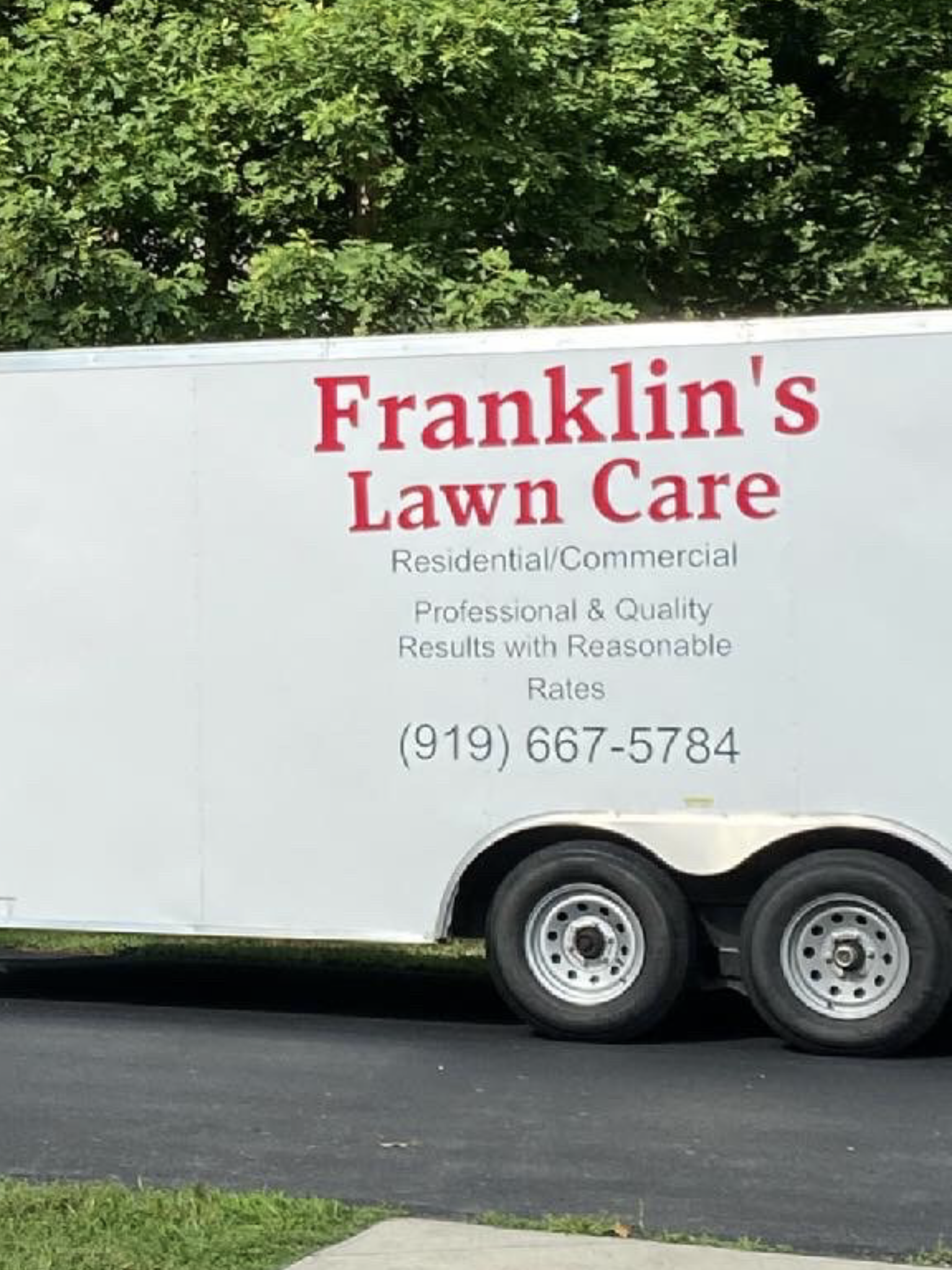 Franklin's Lawn Care Logo