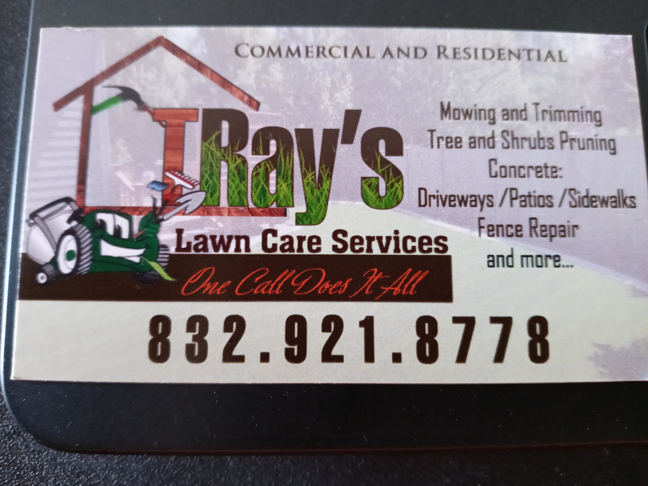 TRay's Lawn Care Services Logo
