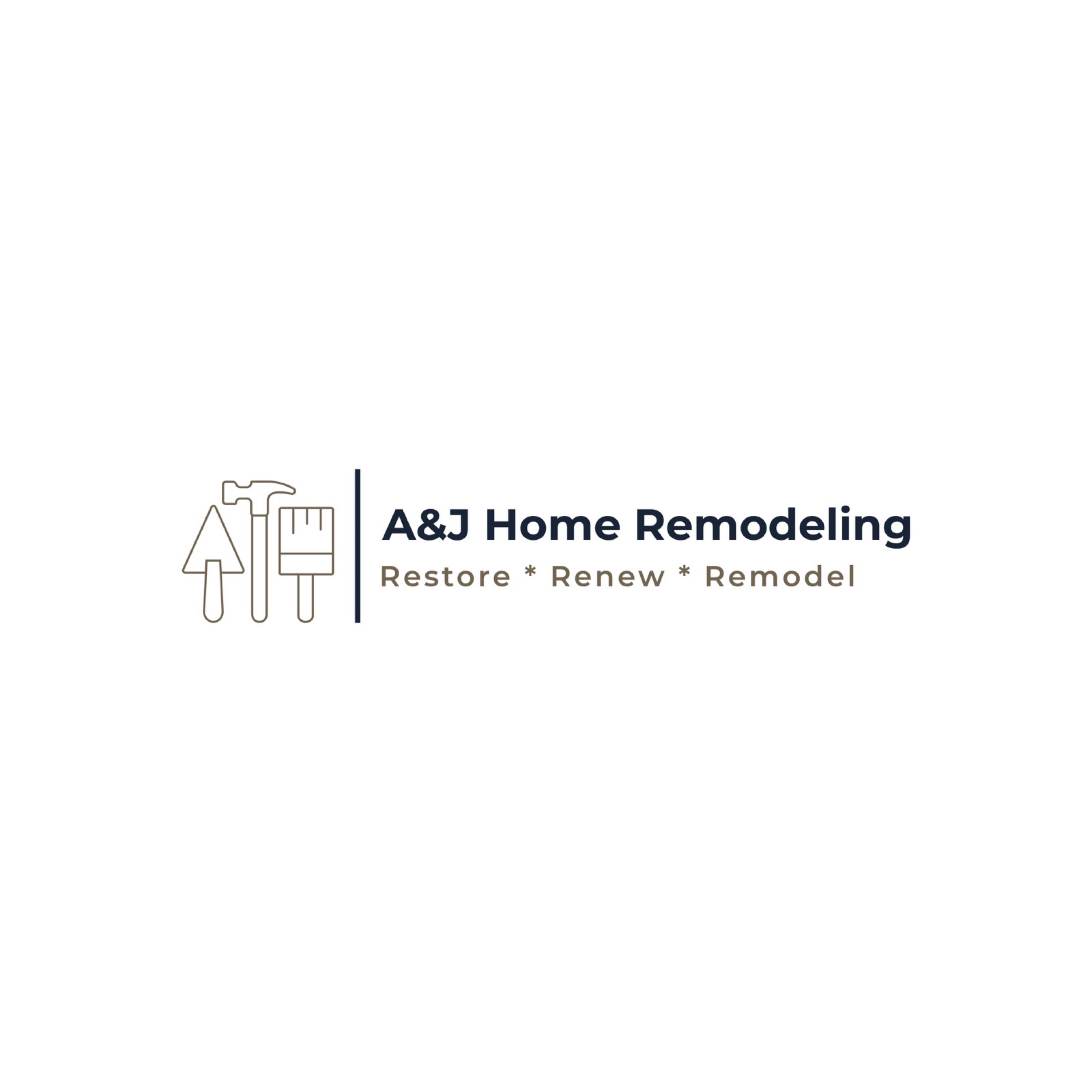 A and J Home Remodeling Logo