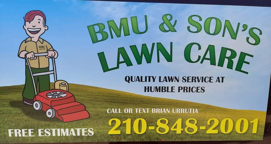 BMU & Son's Lawn Care Logo