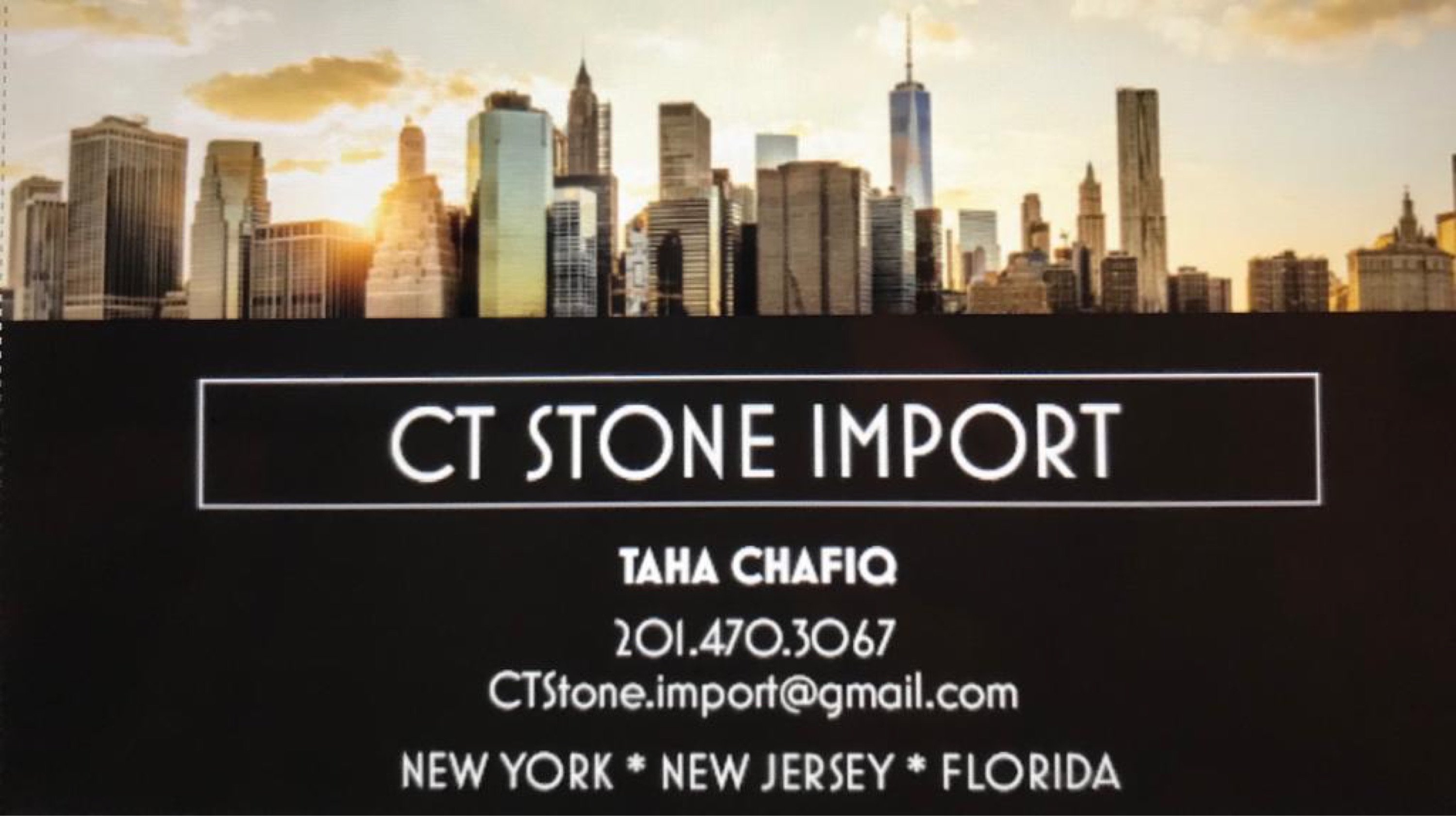 Ct Stone Import Logo
