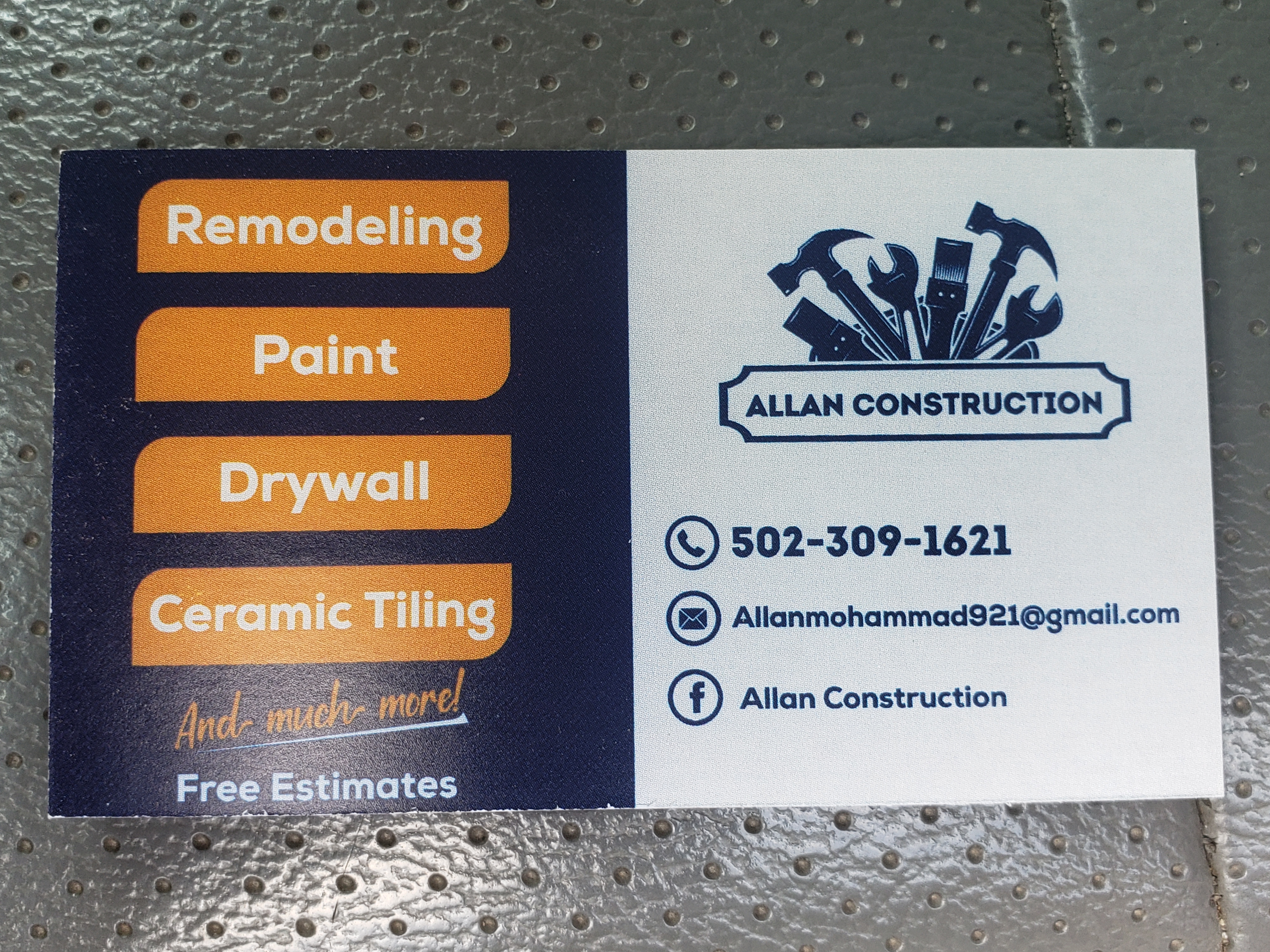 ALLAN Construction Logo