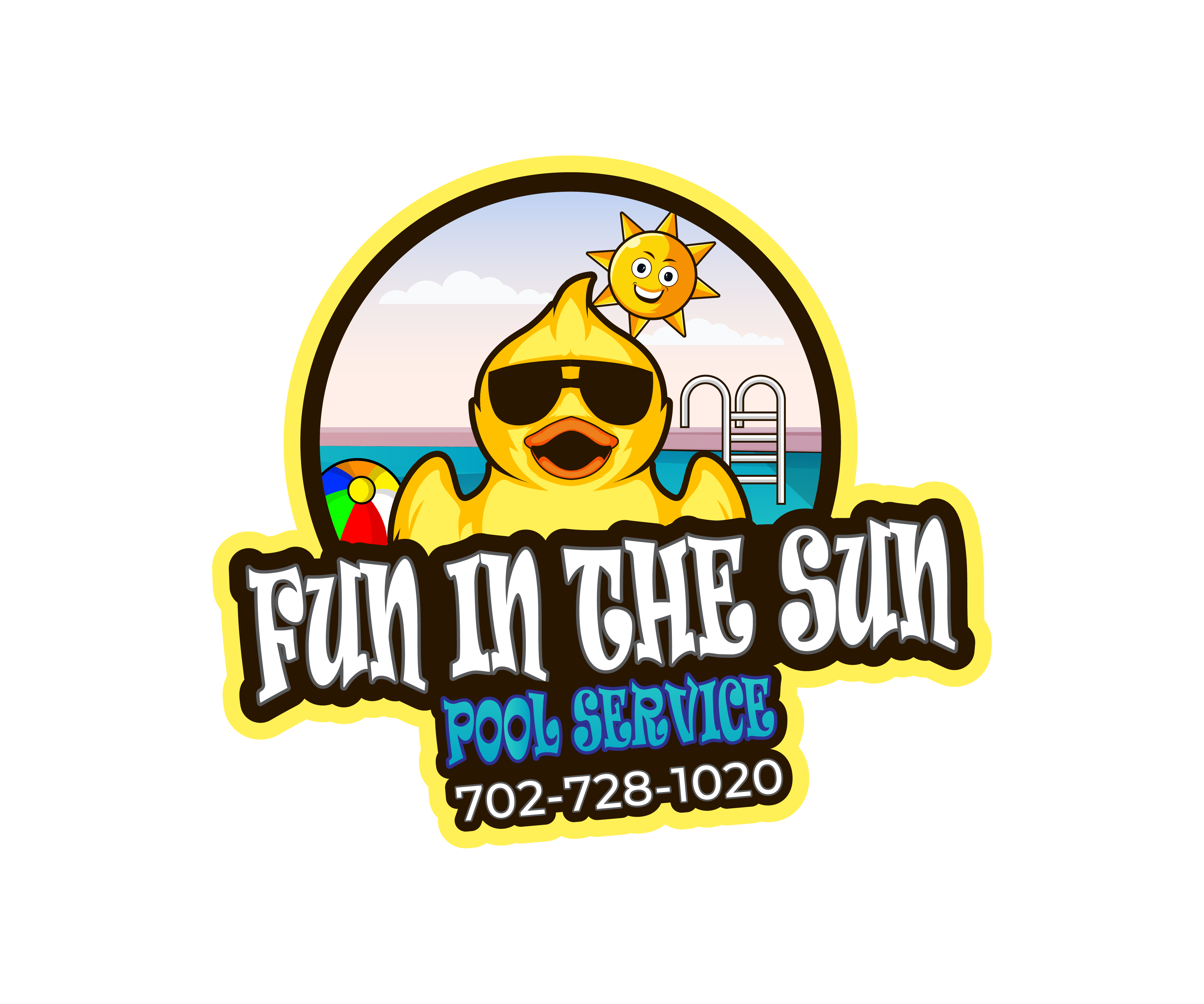 Fun In The Sun Pool Service Logo