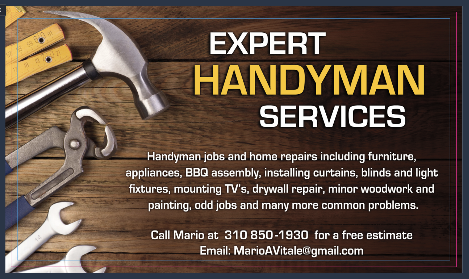 Expert Handyman Service - Unlicensed Contractor Logo
