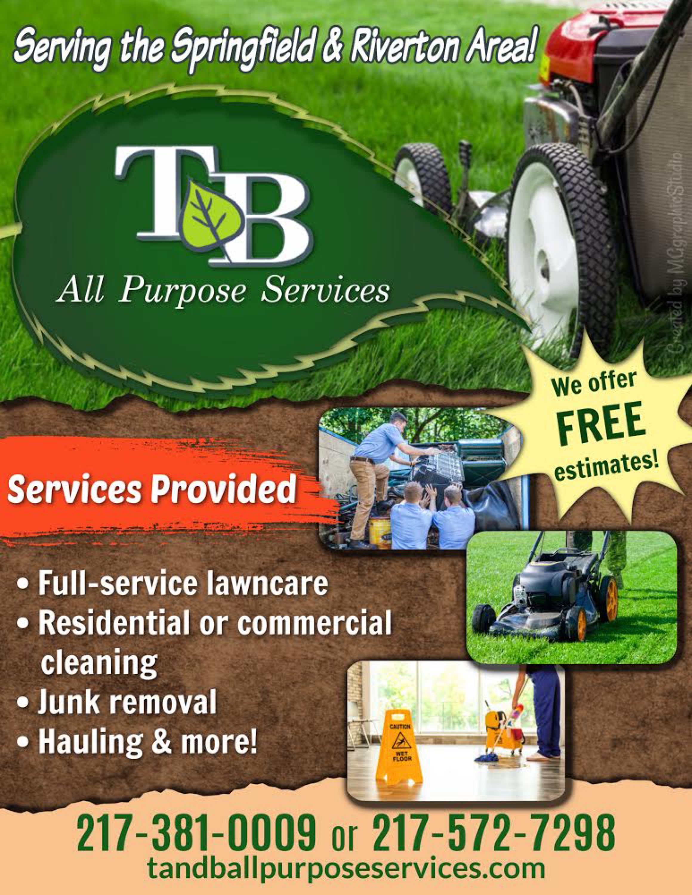 T&B All Purpose Services, LLC Logo