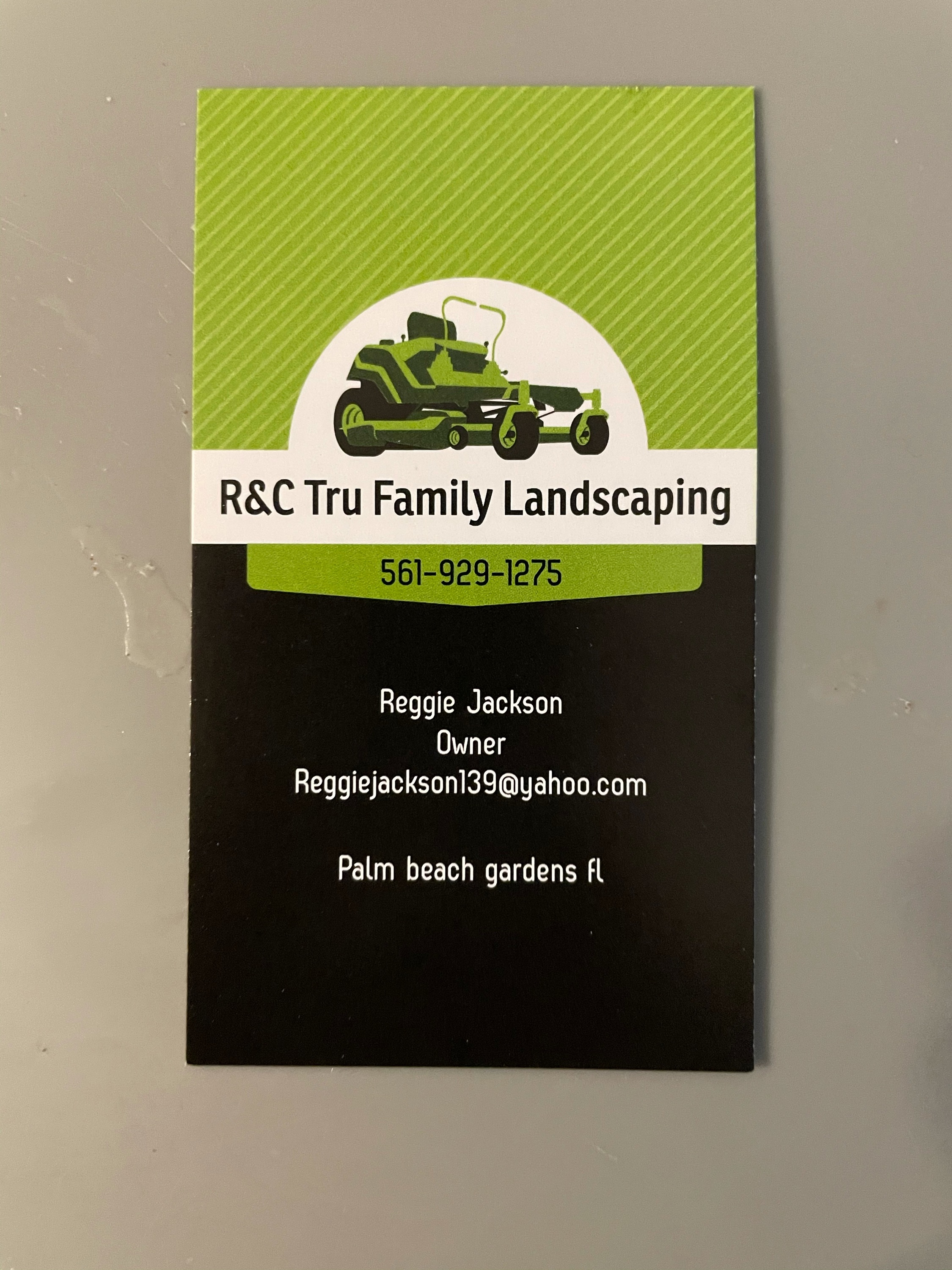 R&C Tru Family Landscaping Logo