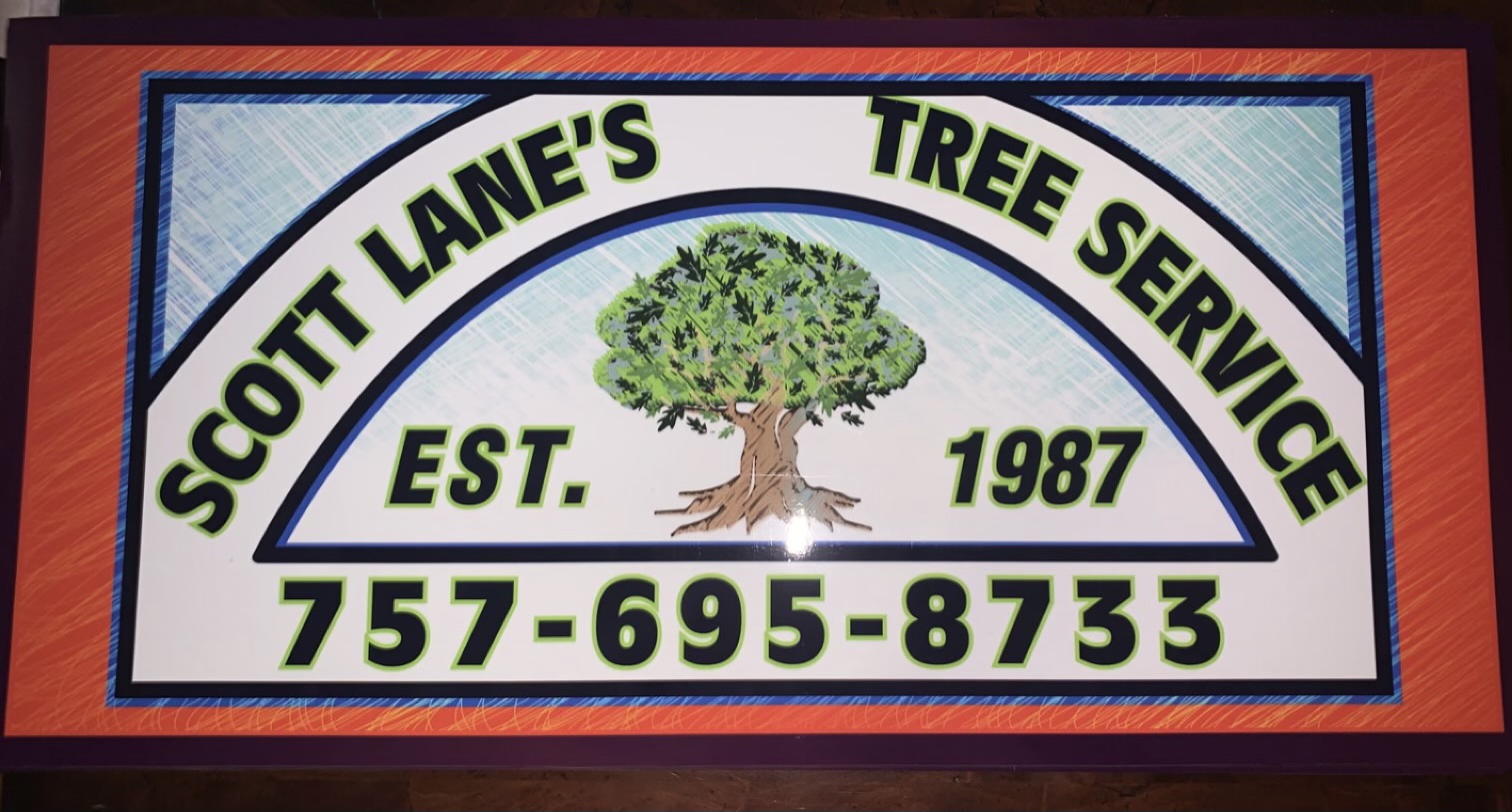 Scott Lanes Tree Service Logo
