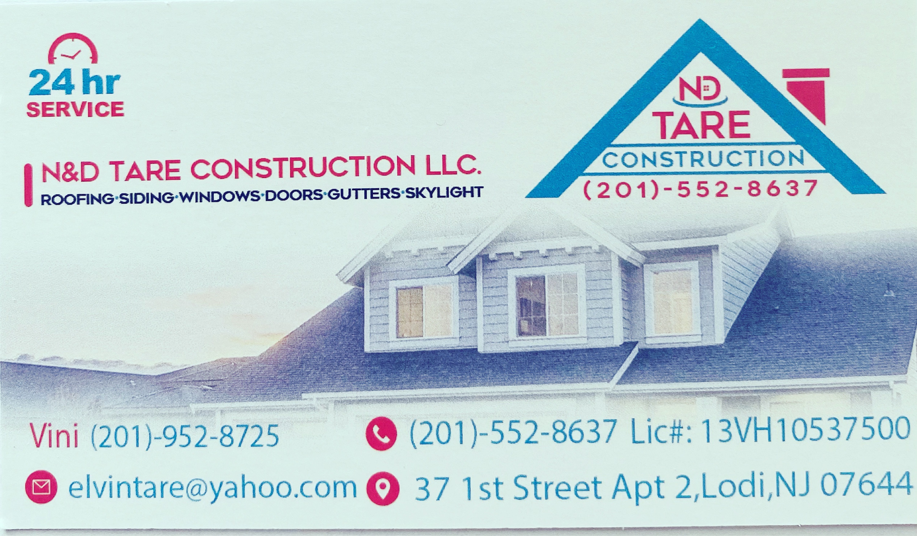 N&D Tare Construction, LLC Logo