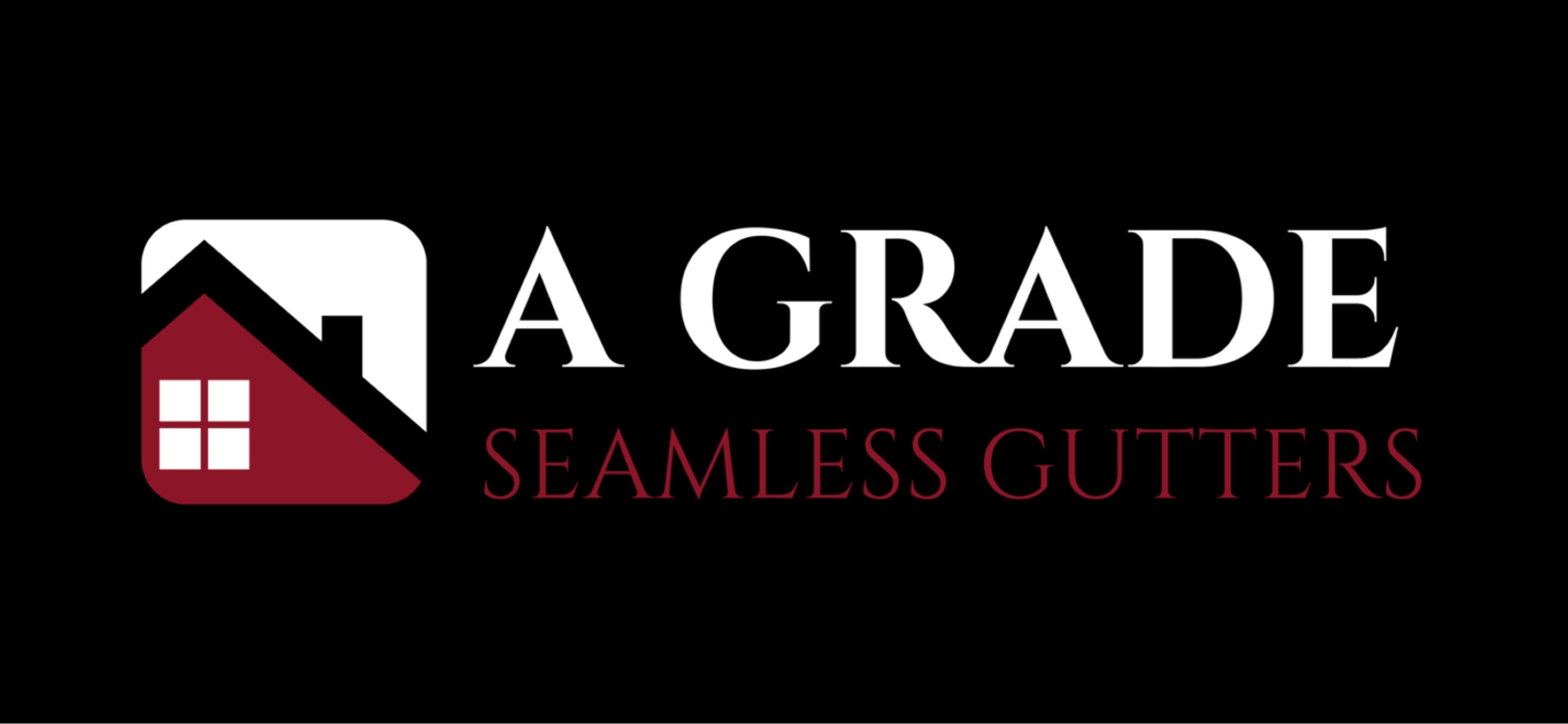 A Grade Seamless Gutters Logo