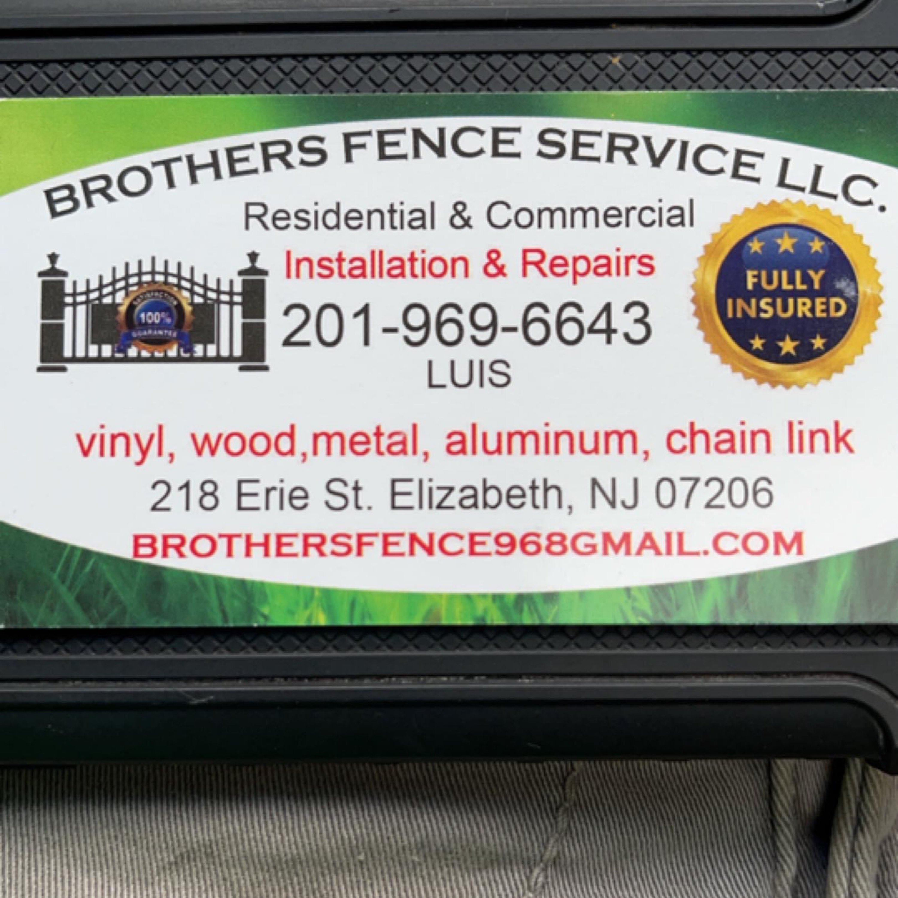 Brothers Fence Service, LLC Logo
