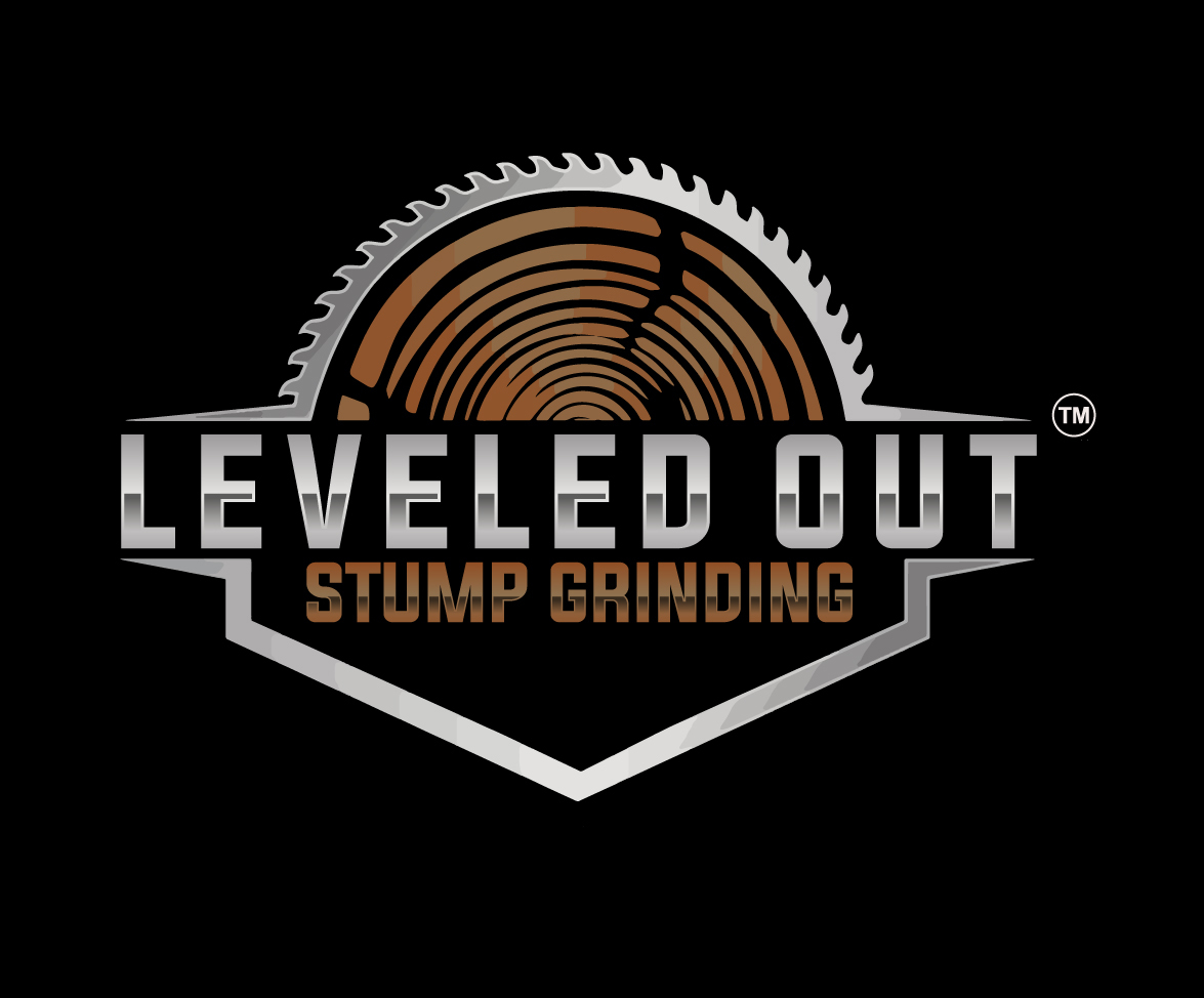 Leveled Out Stump Grinding Logo