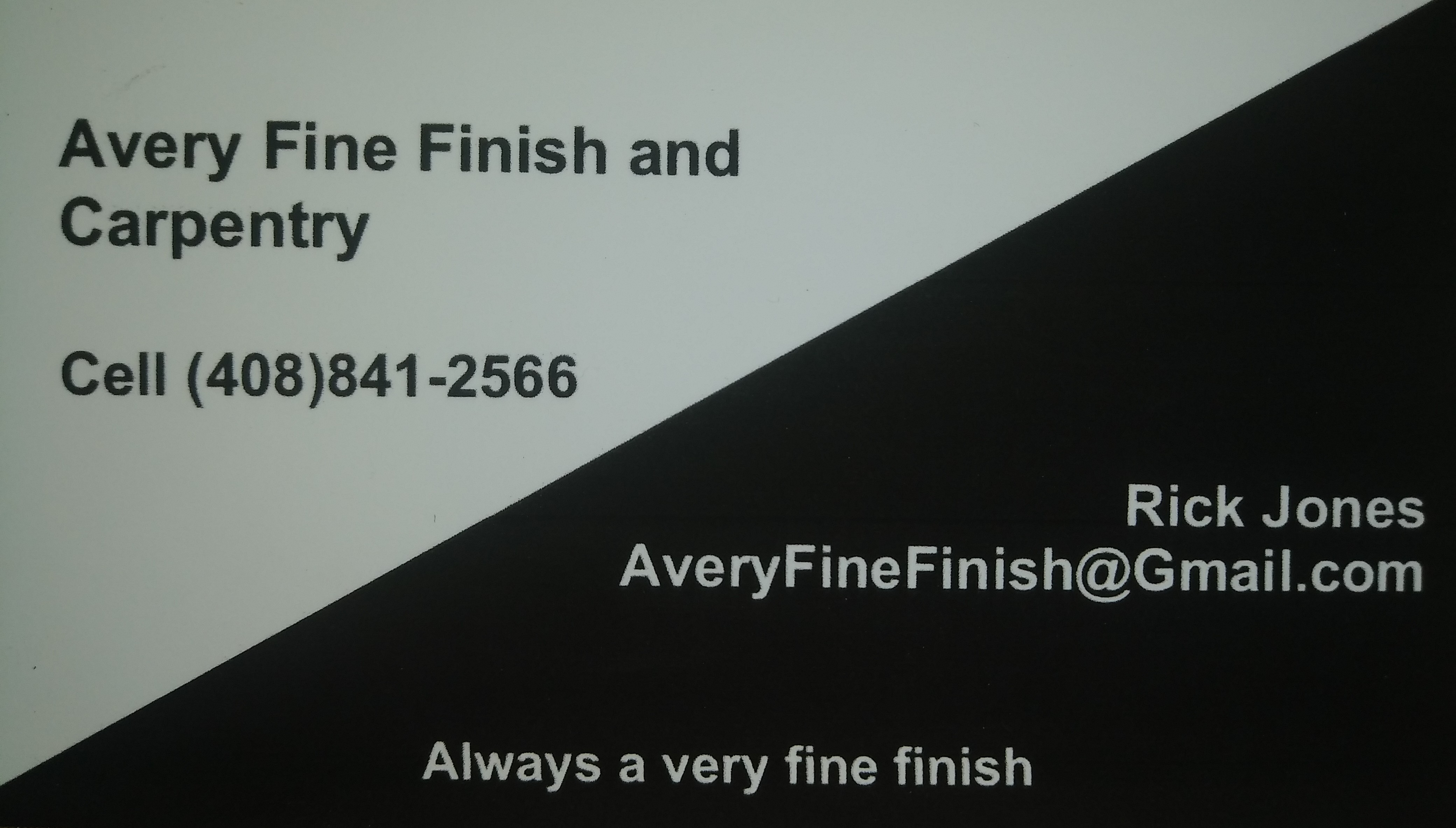 Avery Fine Finish and Carpentry, LLC Logo