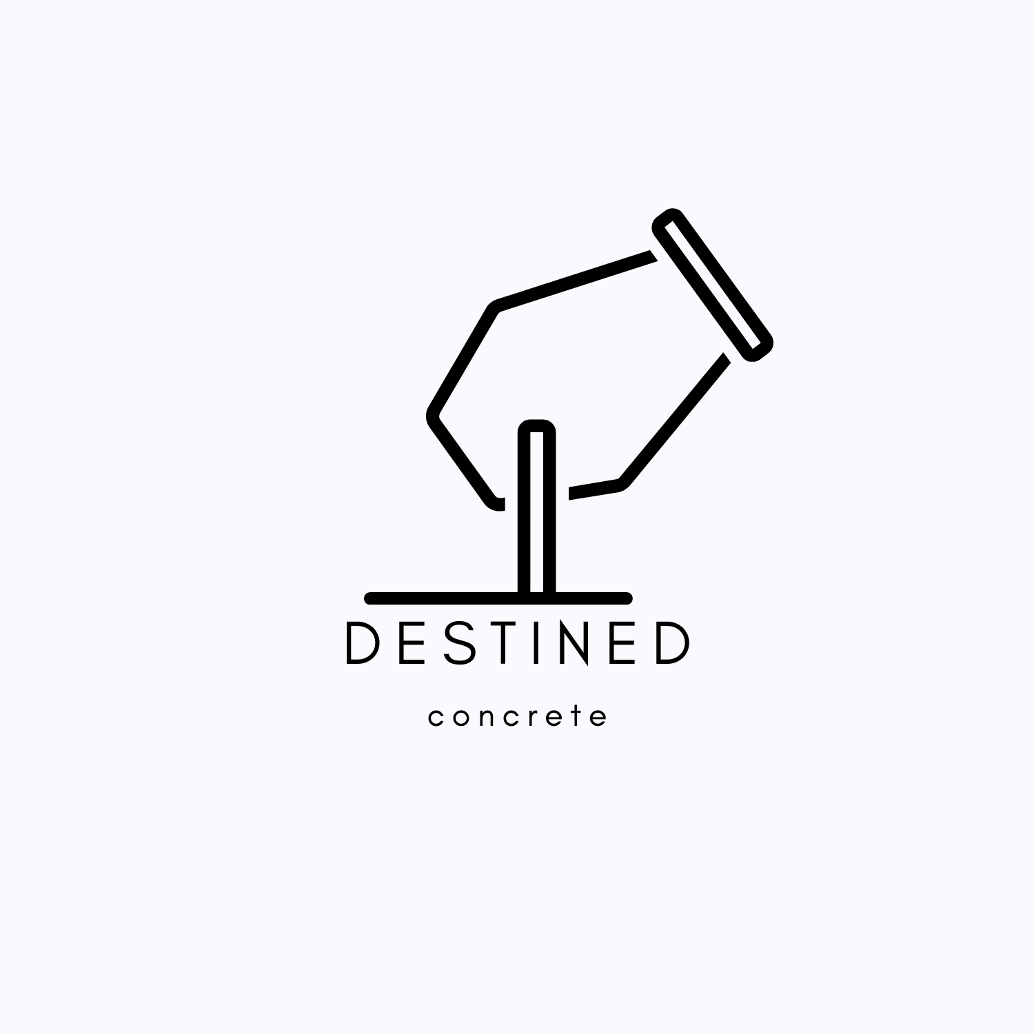 Destined Concrete Logo