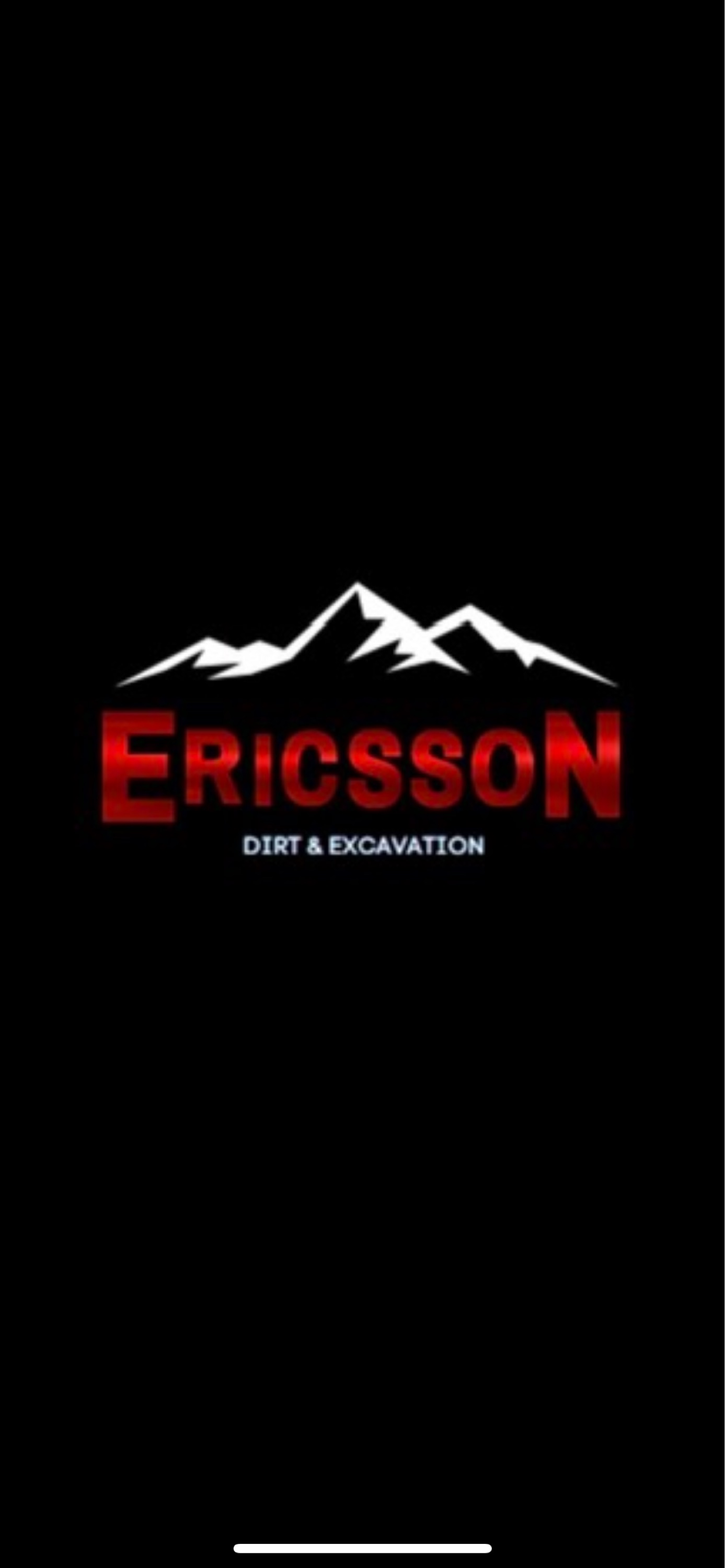 Ericsson Dirt and Excavation Logo
