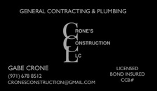 Crones Construction, LLC Logo