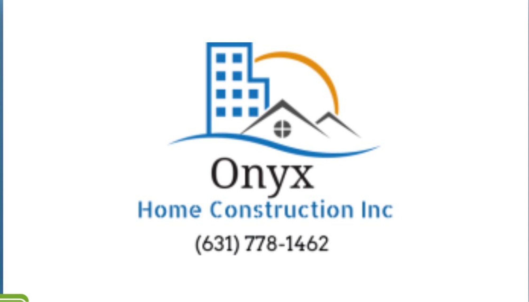 Onyx Home Construction, Inc. Logo