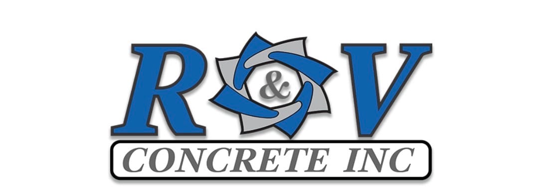 R & V Concrete Inc. Logo