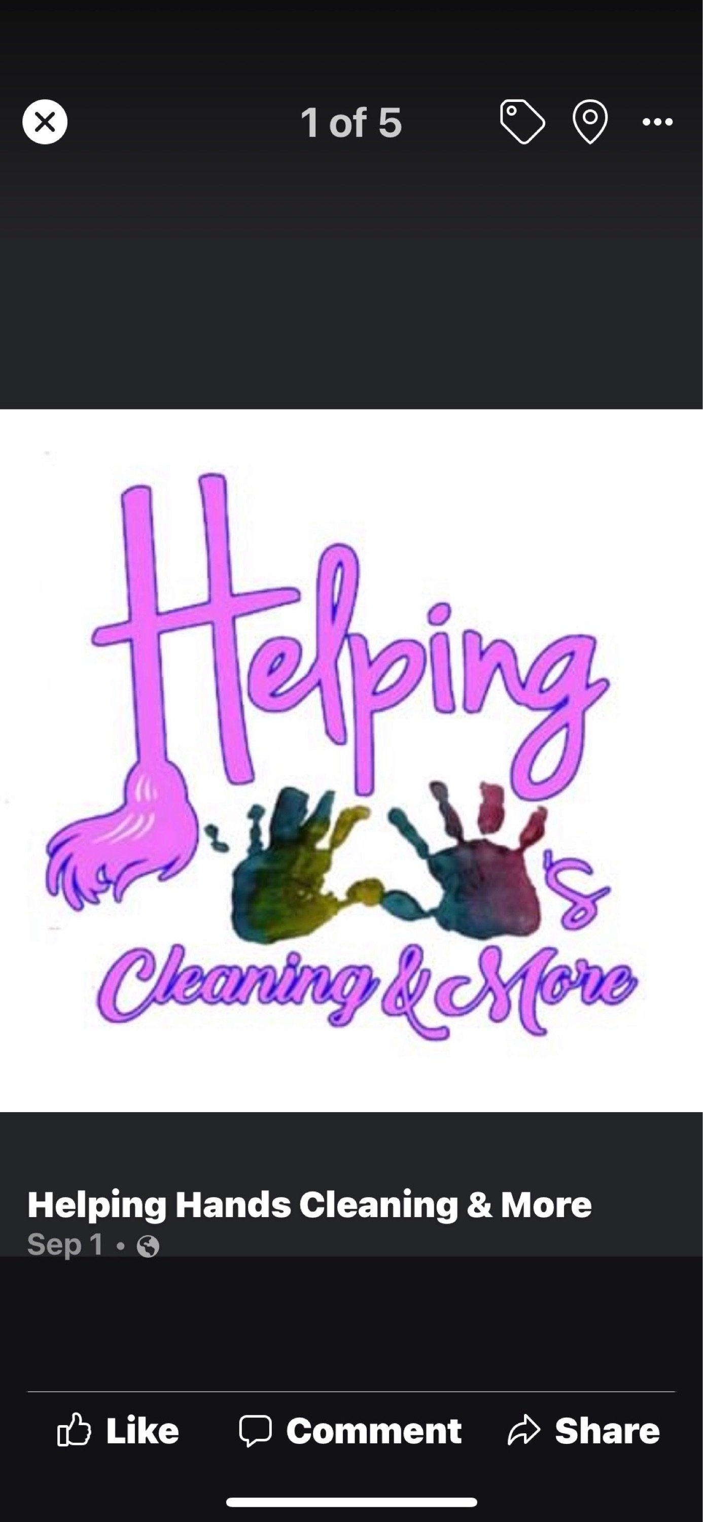 Helping Hands Cleaning & More Logo