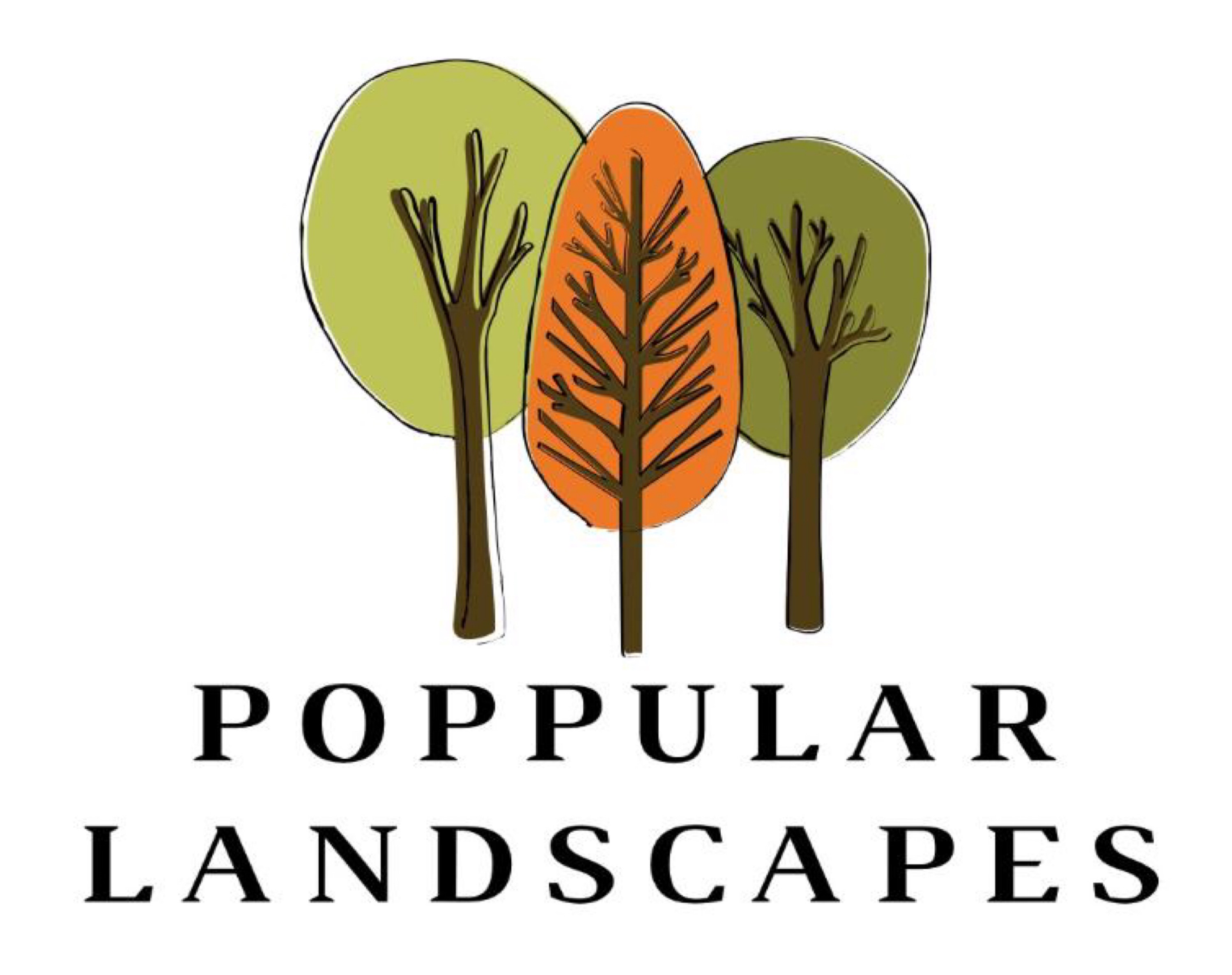 Poppular Landscapes, LLC Logo