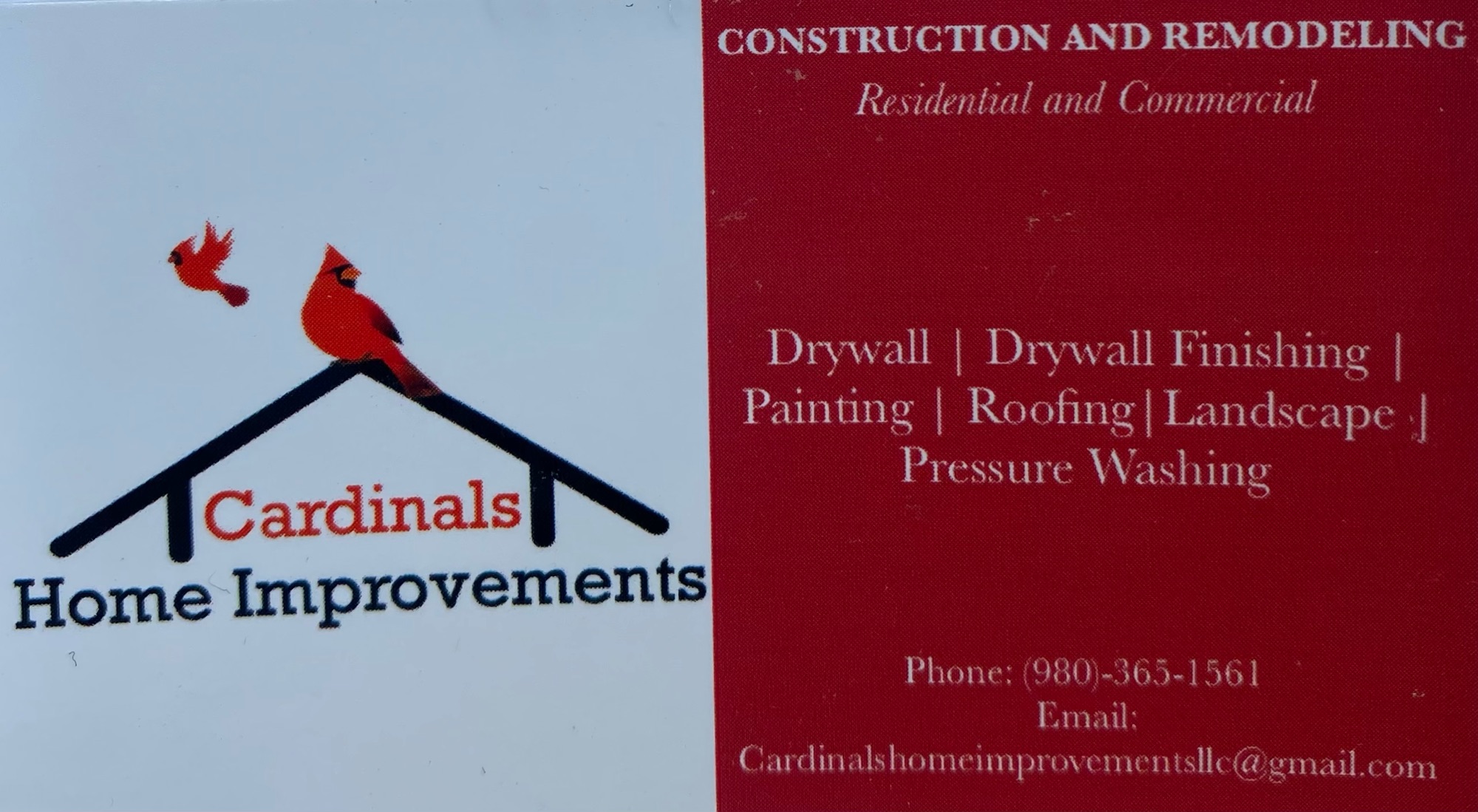 Cardinals Home Improvements Logo