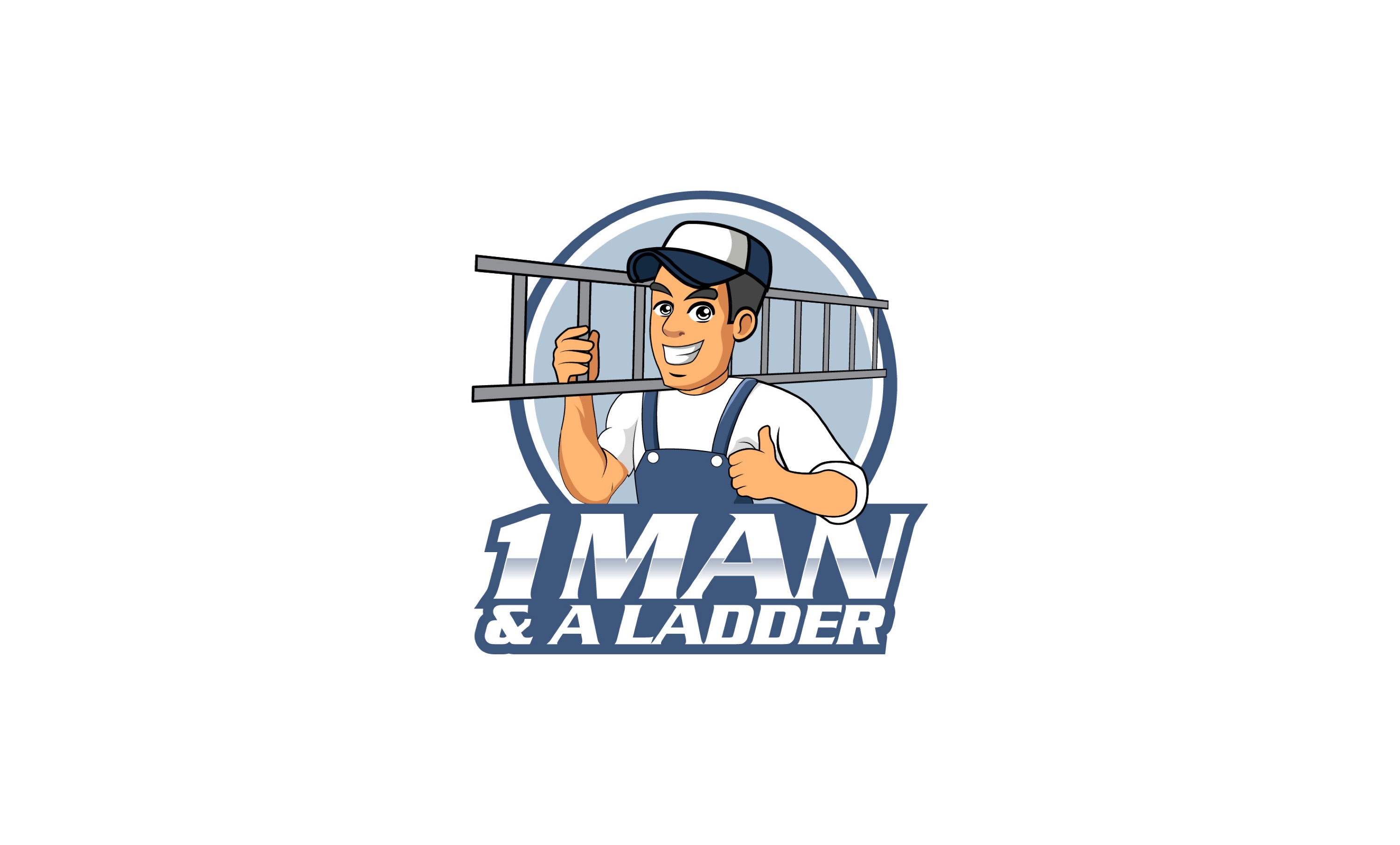 1 Man and a Ladder Logo