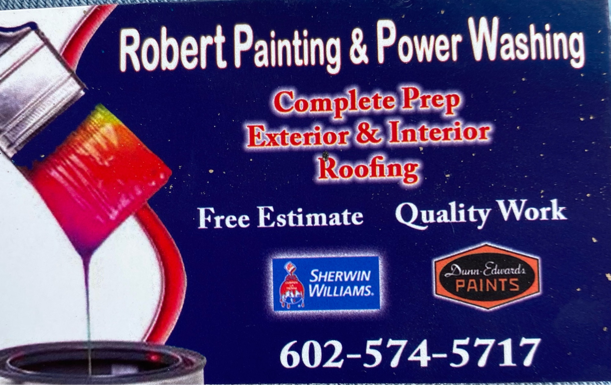 Robert Painting & Power Washing Logo