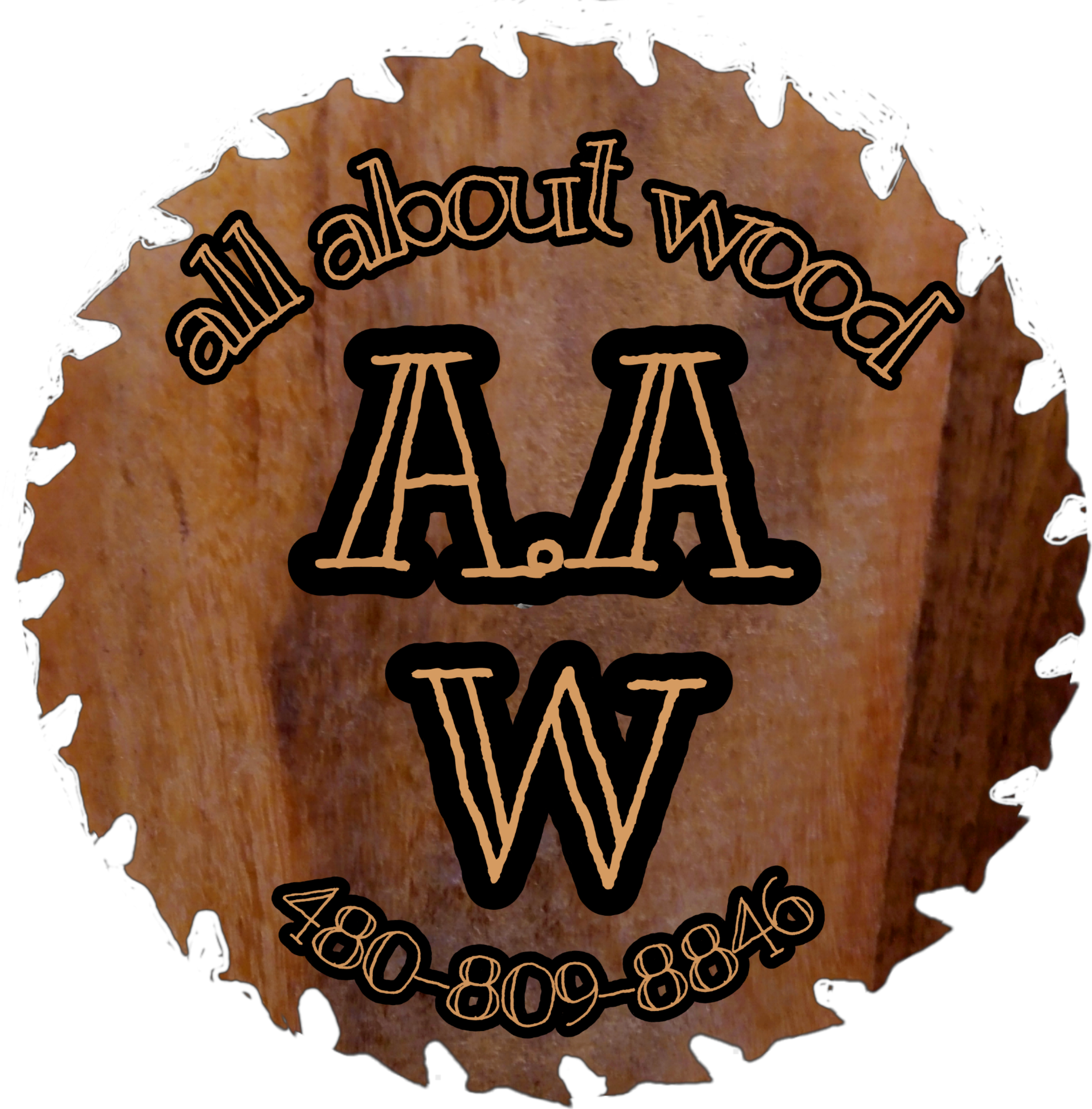 All About Wood Logo