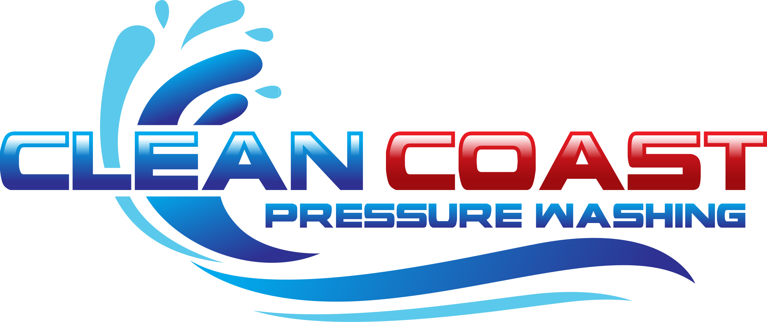 Clean Coast Pressure Washing, LLC Logo